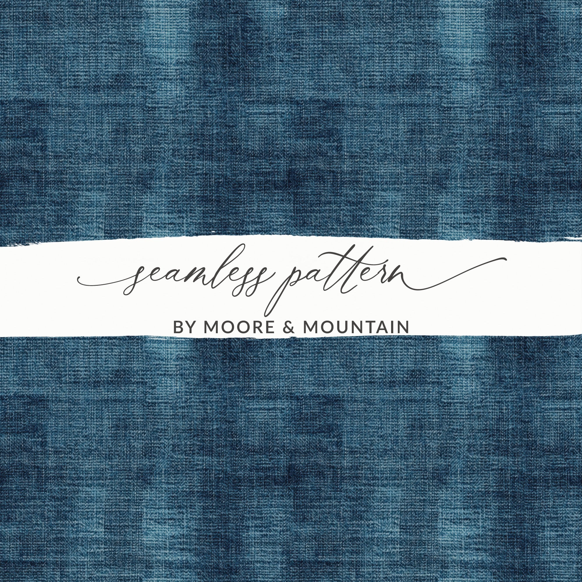Seamless Denim Fabric Texture Fine Grain Background Digital - Moore and Mountain
