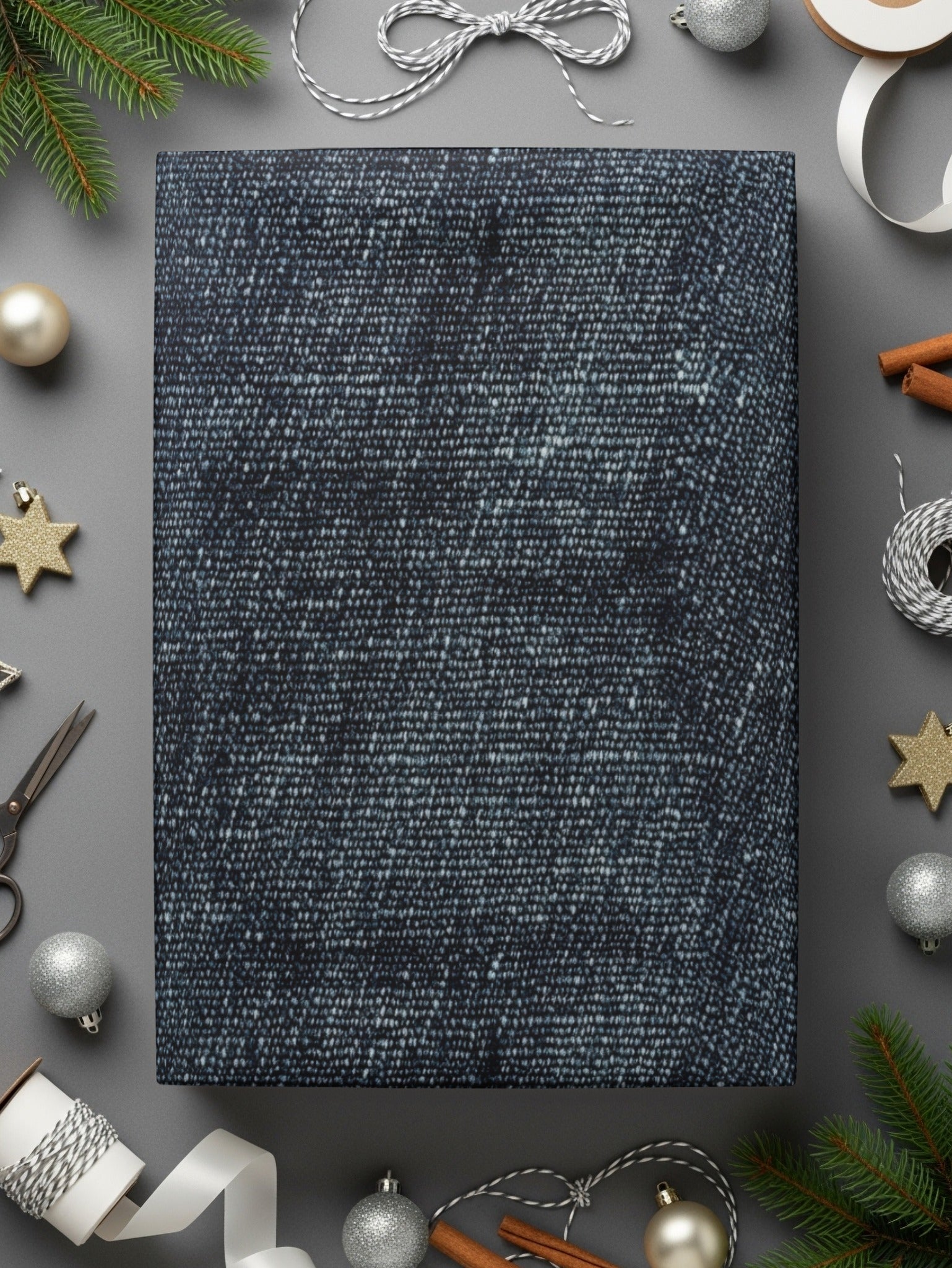 Seamless Denim Texture JPEG Digital - Moore and Mountain