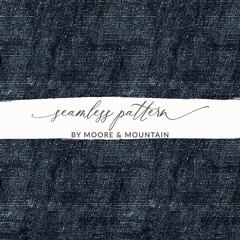 Seamless Denim Texture JPEG Digital - Moore and Mountain