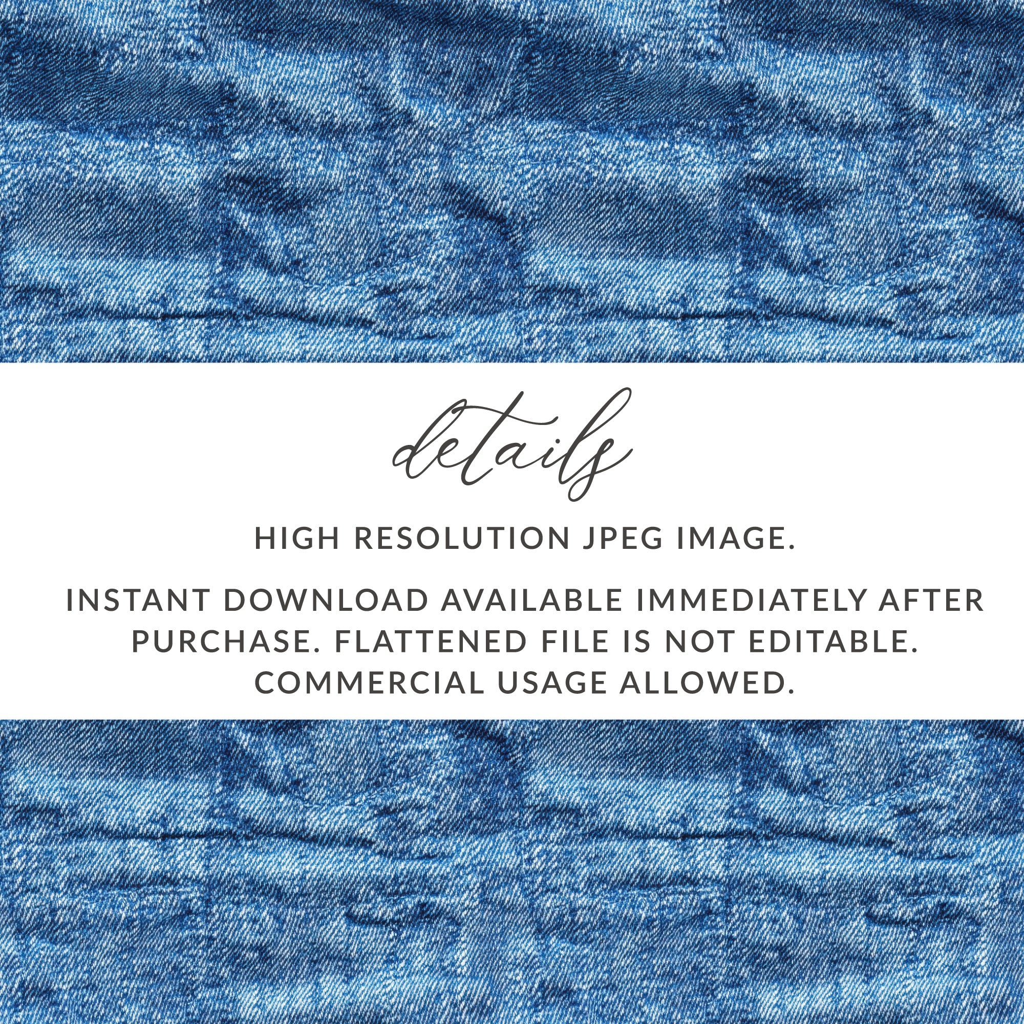Seamless Denim Texture JPEG for Creative Projects - Moore and Mountain