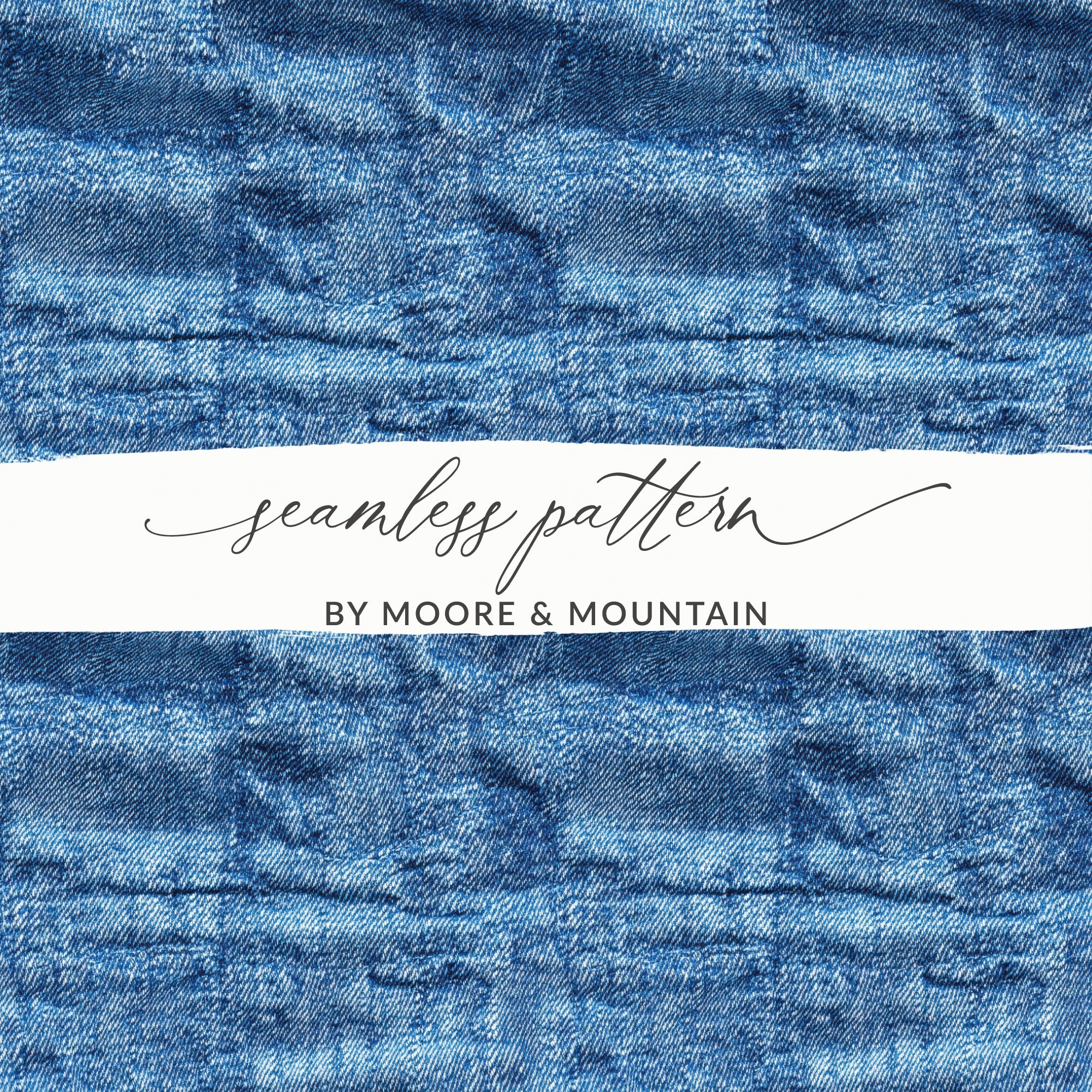 Seamless Denim Texture JPEG for Creative Projects - Moore and Mountain