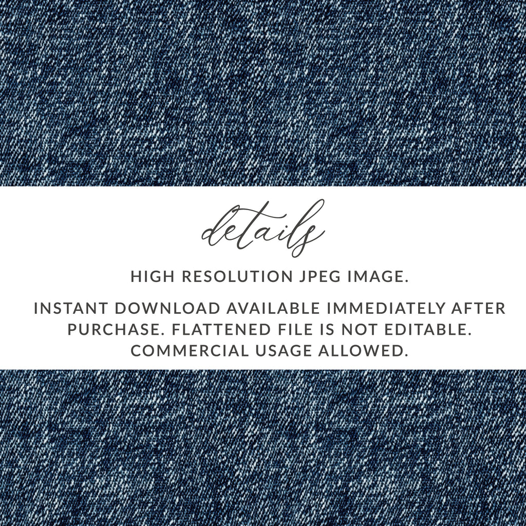 Seamless Denim Texture JPEG for Digital Art Design - Moore and Mountain