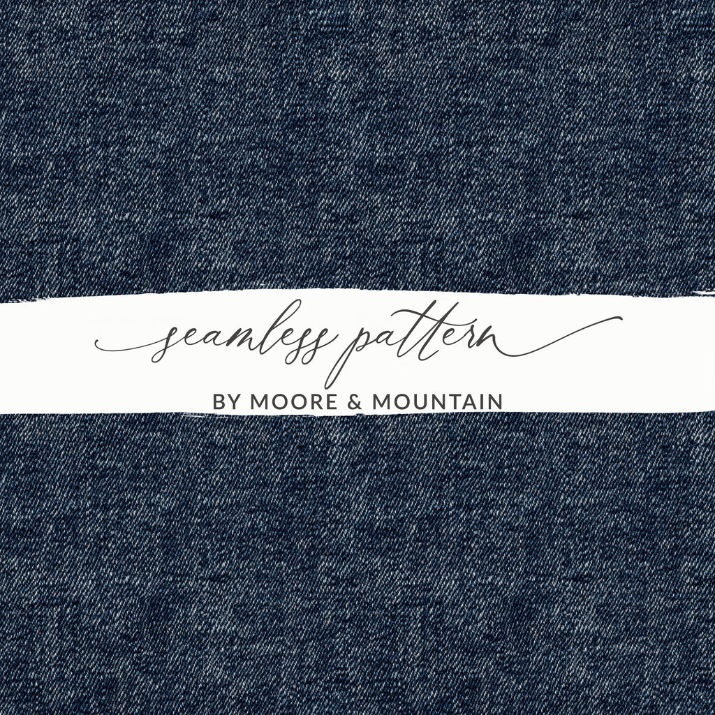 Seamless Denim Texture for Design Projects Digital - Moore and Mountain
