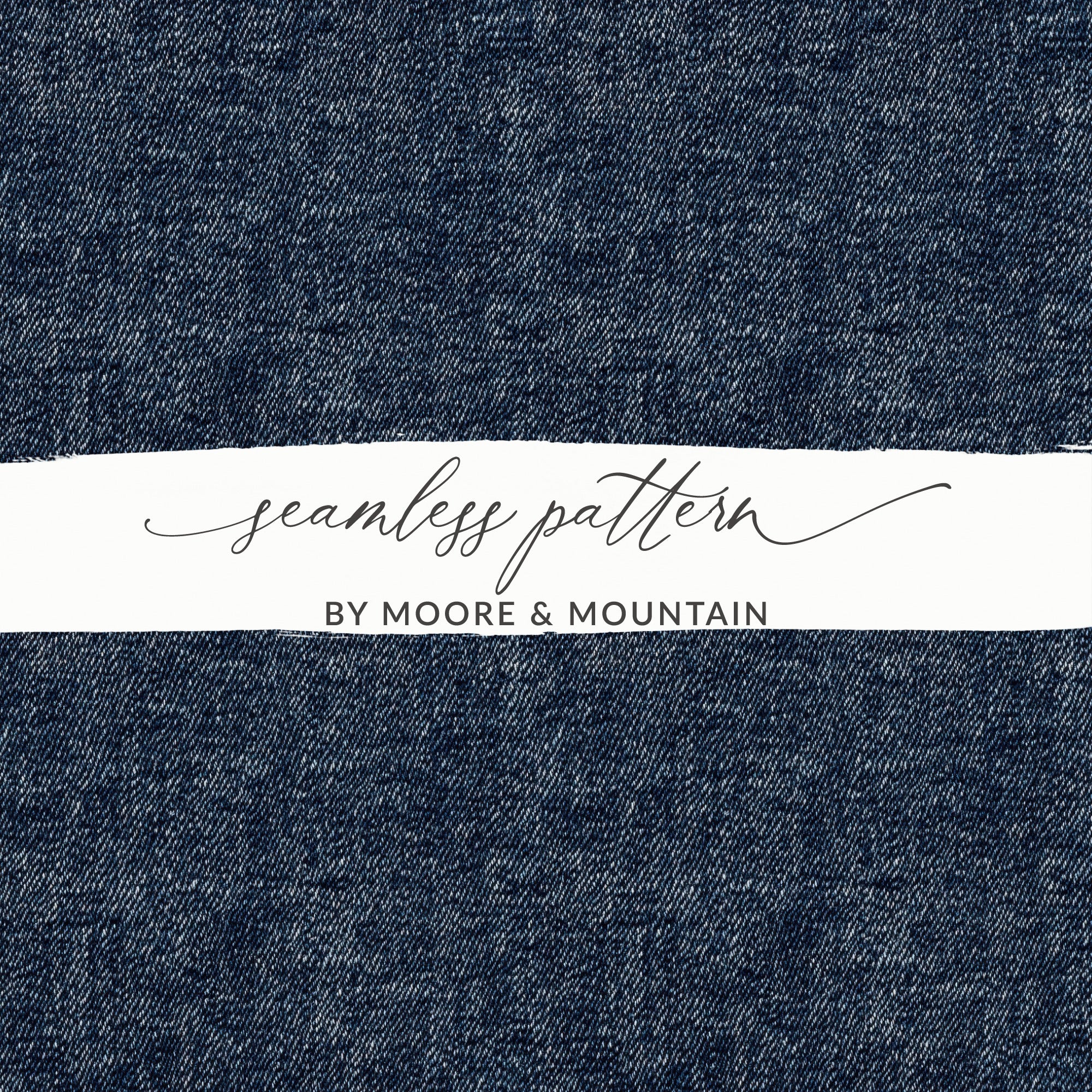 Seamless Denim Texture for Design Projects Digital - Moore and Mountain