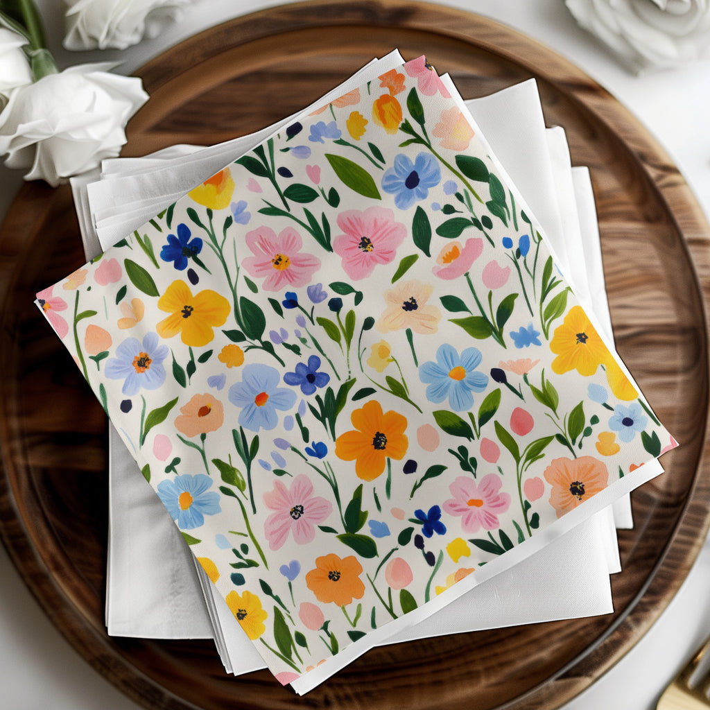 Colorful Floral Pattern Decorative Paper product