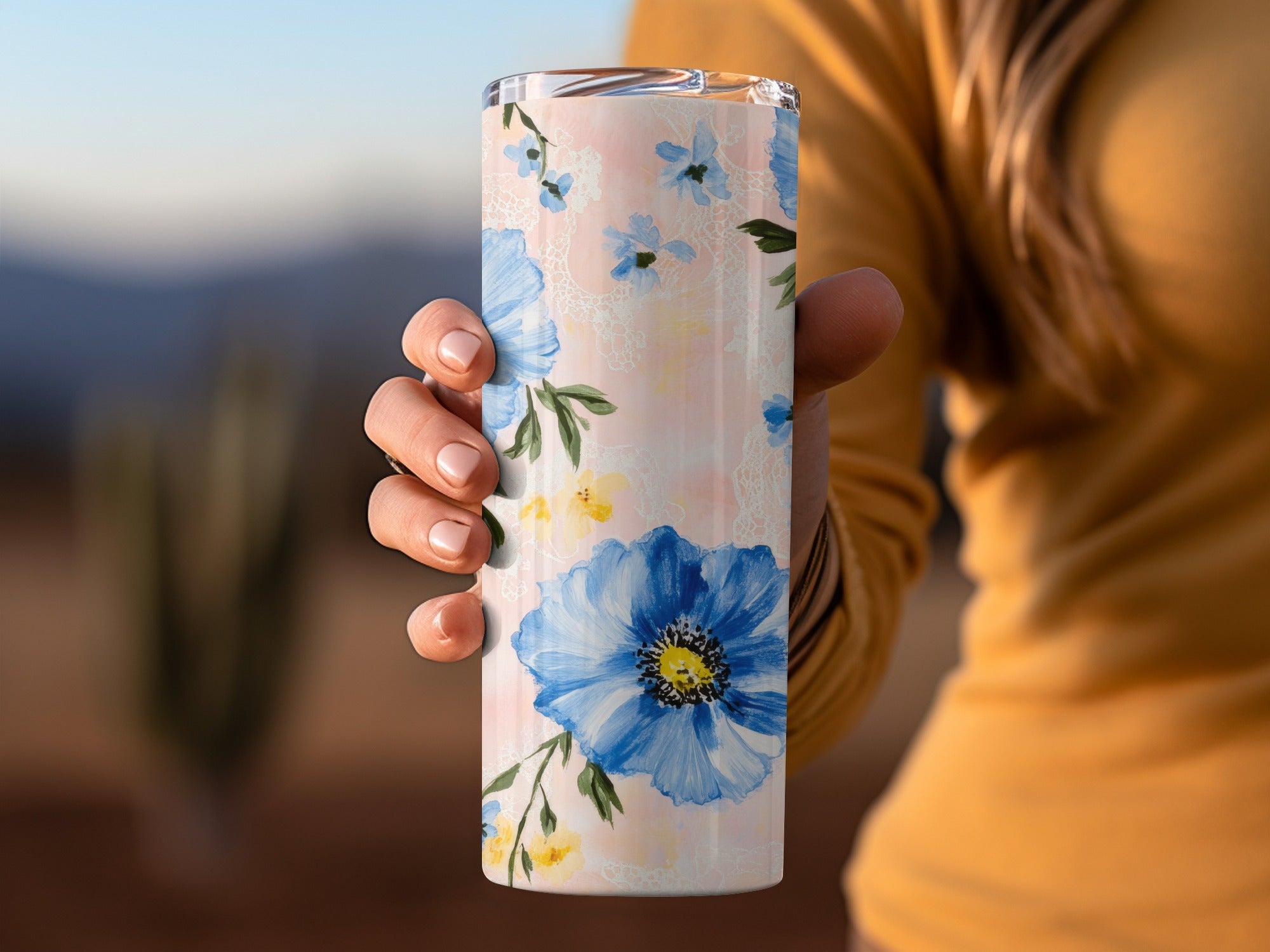 Seamless Grandmillenial Floral Pattern with Lace Digital - Moore and Mountain