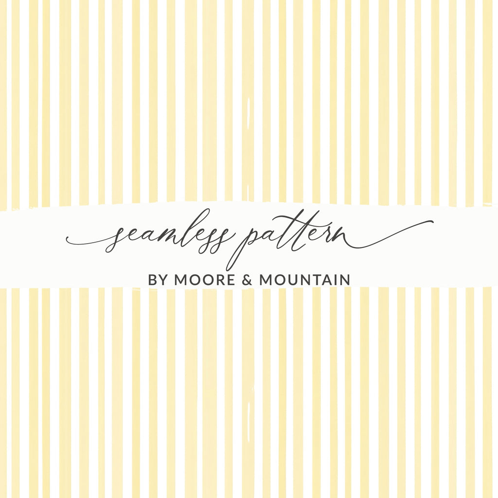 Seamless Grandmillenial Vertical Stripes Pattern Digital - Moore and Mountain