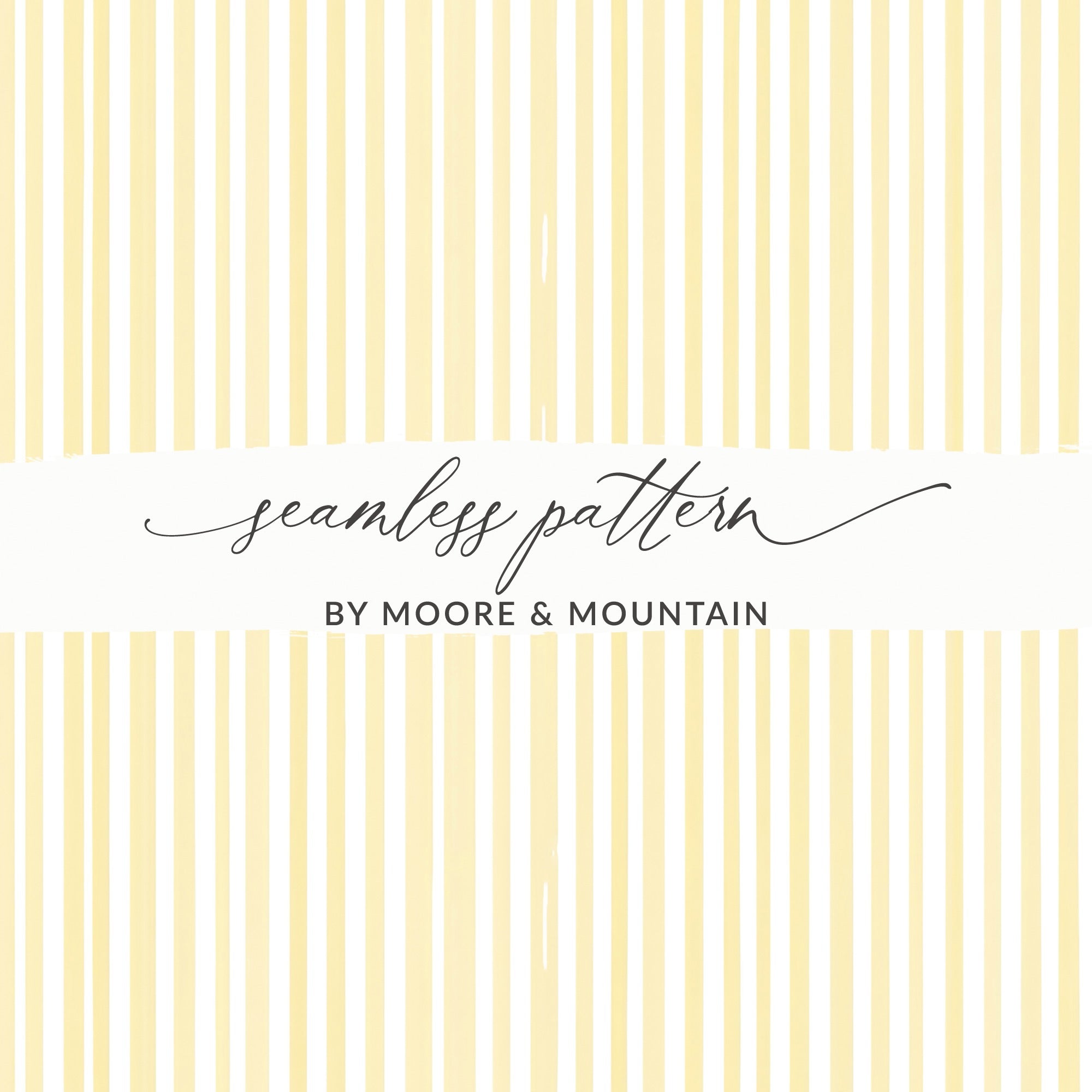 Seamless Grandmillenial Vertical Stripes Pattern Digital - Moore and Mountain