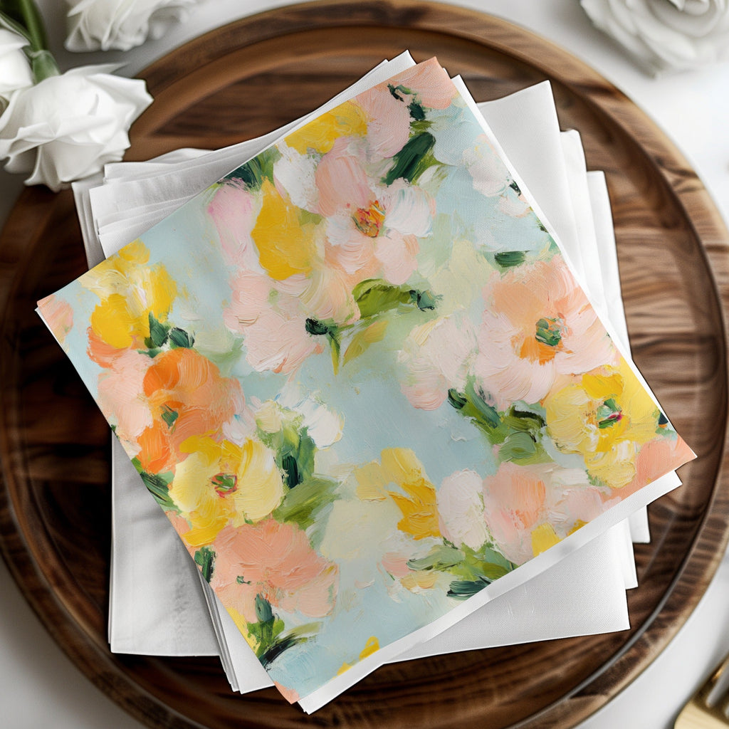 Seamless Impressionistic Floral Delight Texture Fine Art - Moore and Mountain