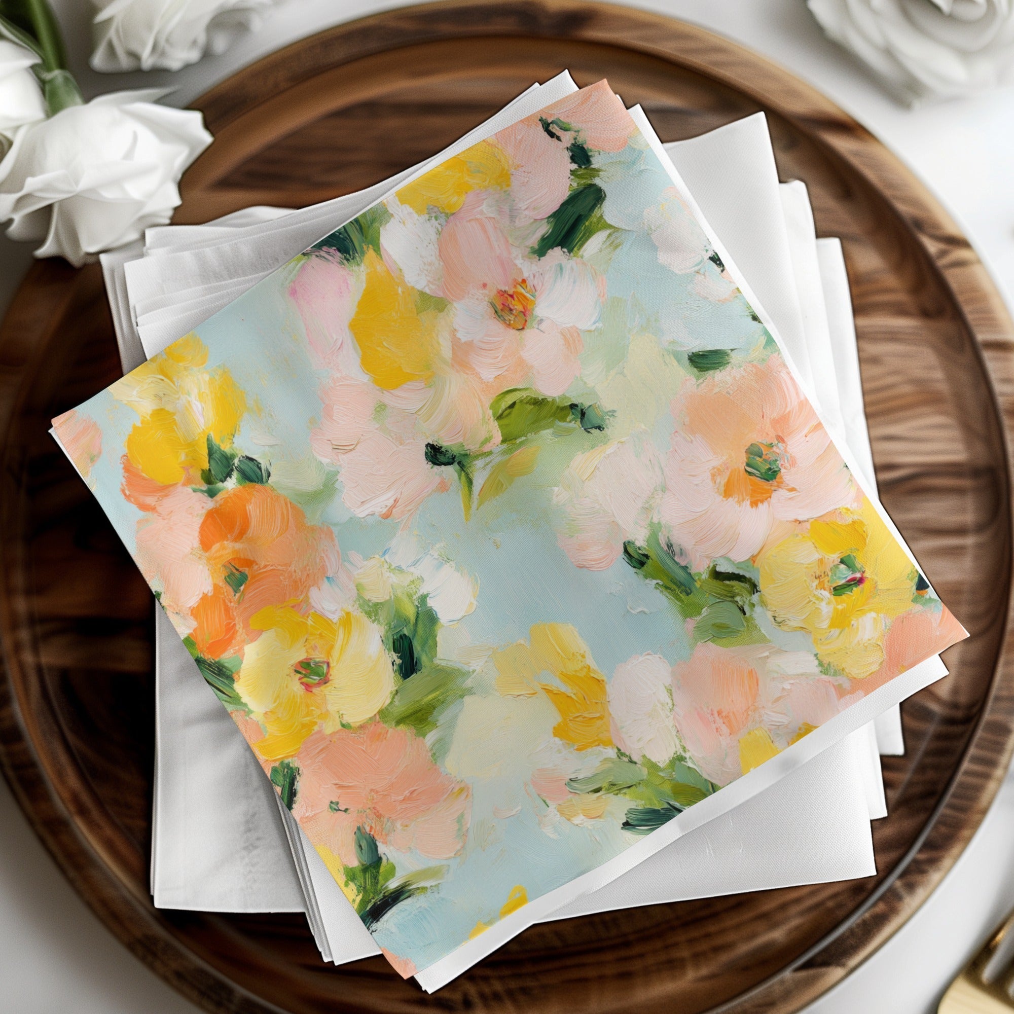 Seamless Impressionistic Floral Delight Texture Fine Art - Moore and Mountain