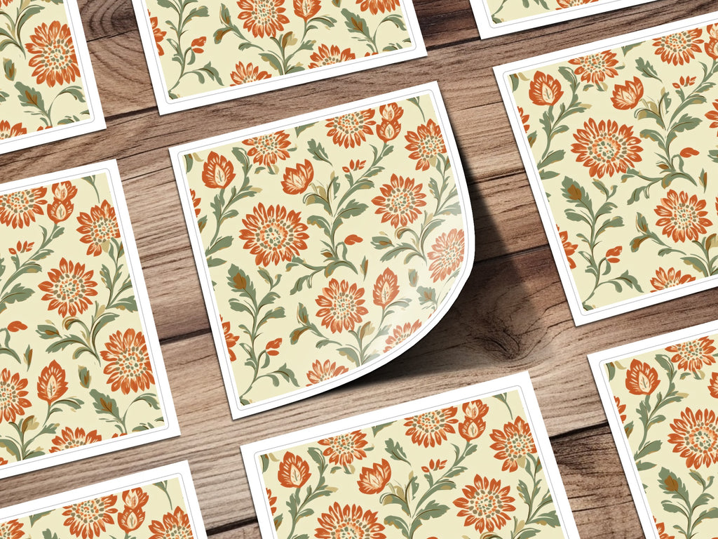 Seamless Indian Pattern Floral Chintz - Moore and Mountain