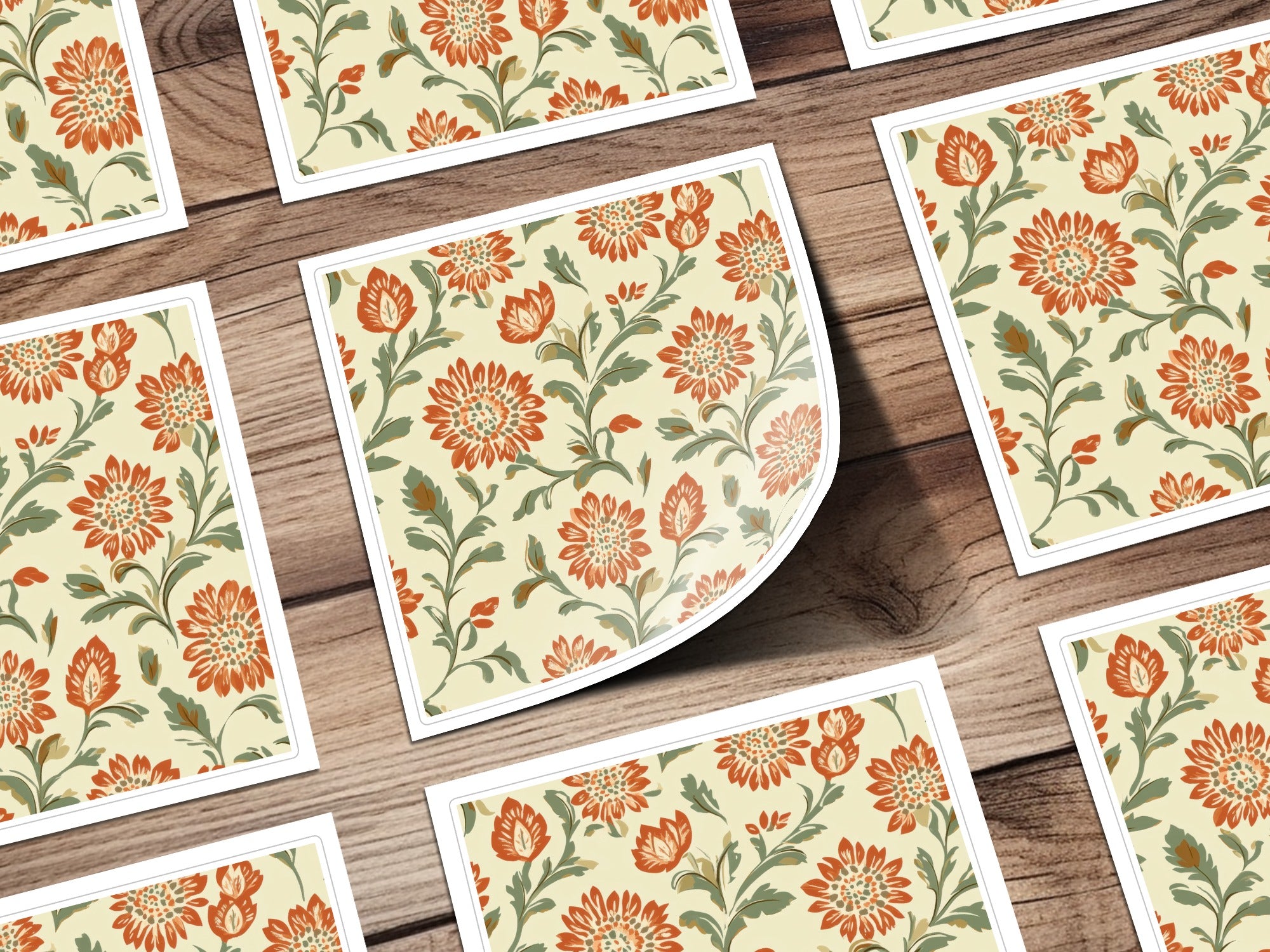 Seamless Indian Pattern Floral Chintz - Moore and Mountain