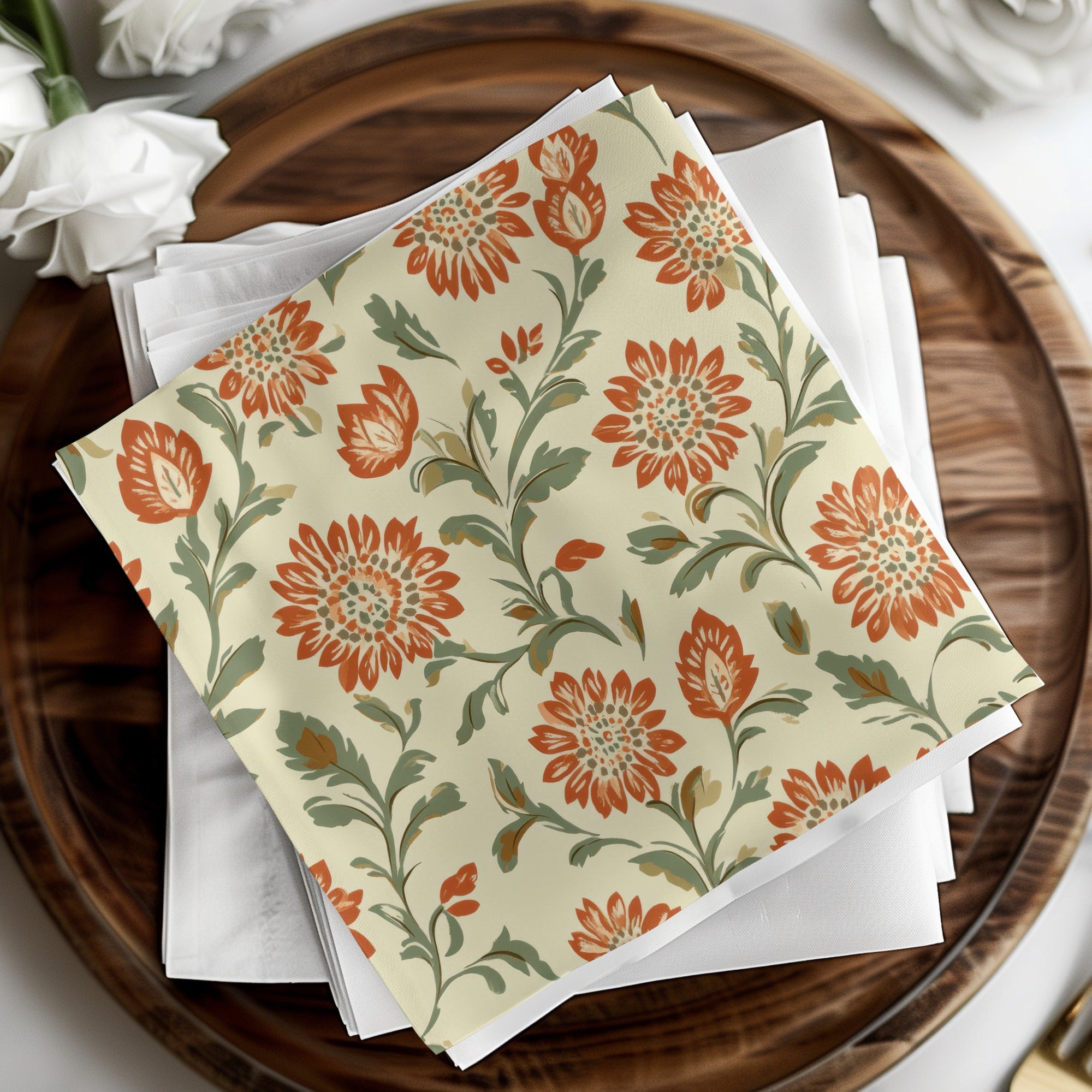 Seamless Indian Pattern Floral Chintz - Moore and Mountain