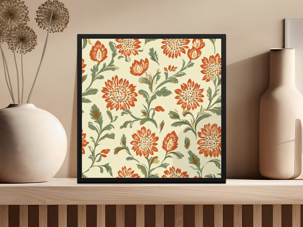 Seamless Indian Pattern Floral Chintz - Moore and Mountain
