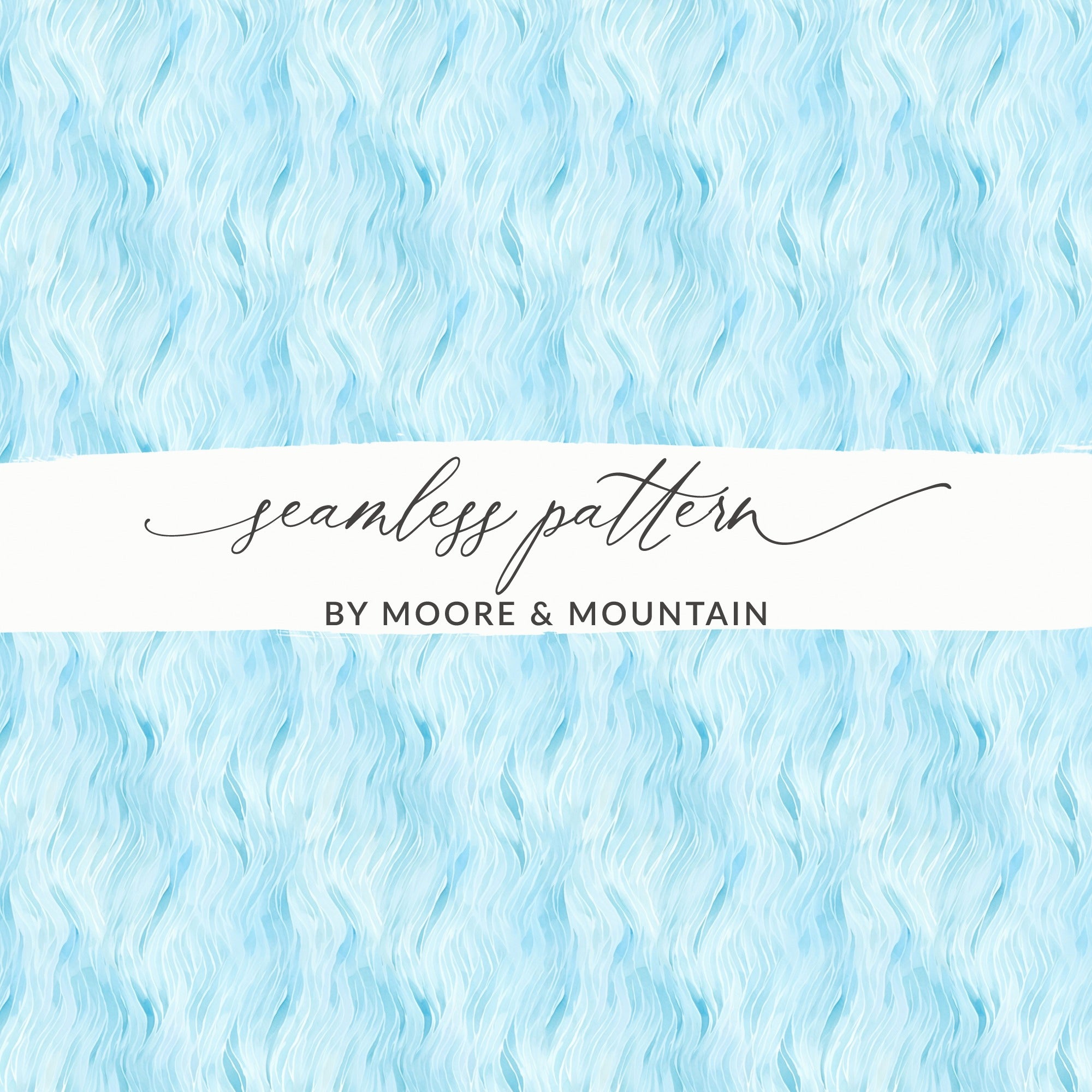 Blue Seamless Pattern by Moore & Mountain product
