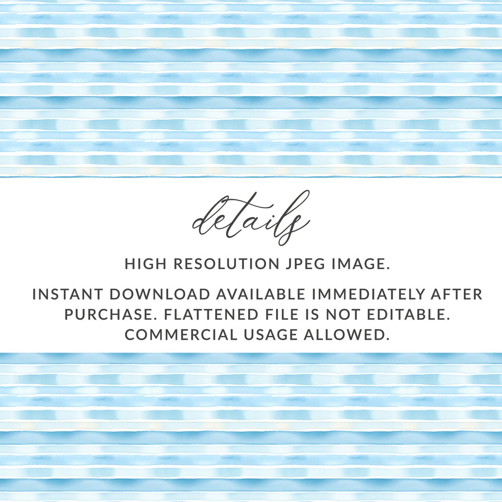 High Resolution Blue Striped JPEG Instant Download