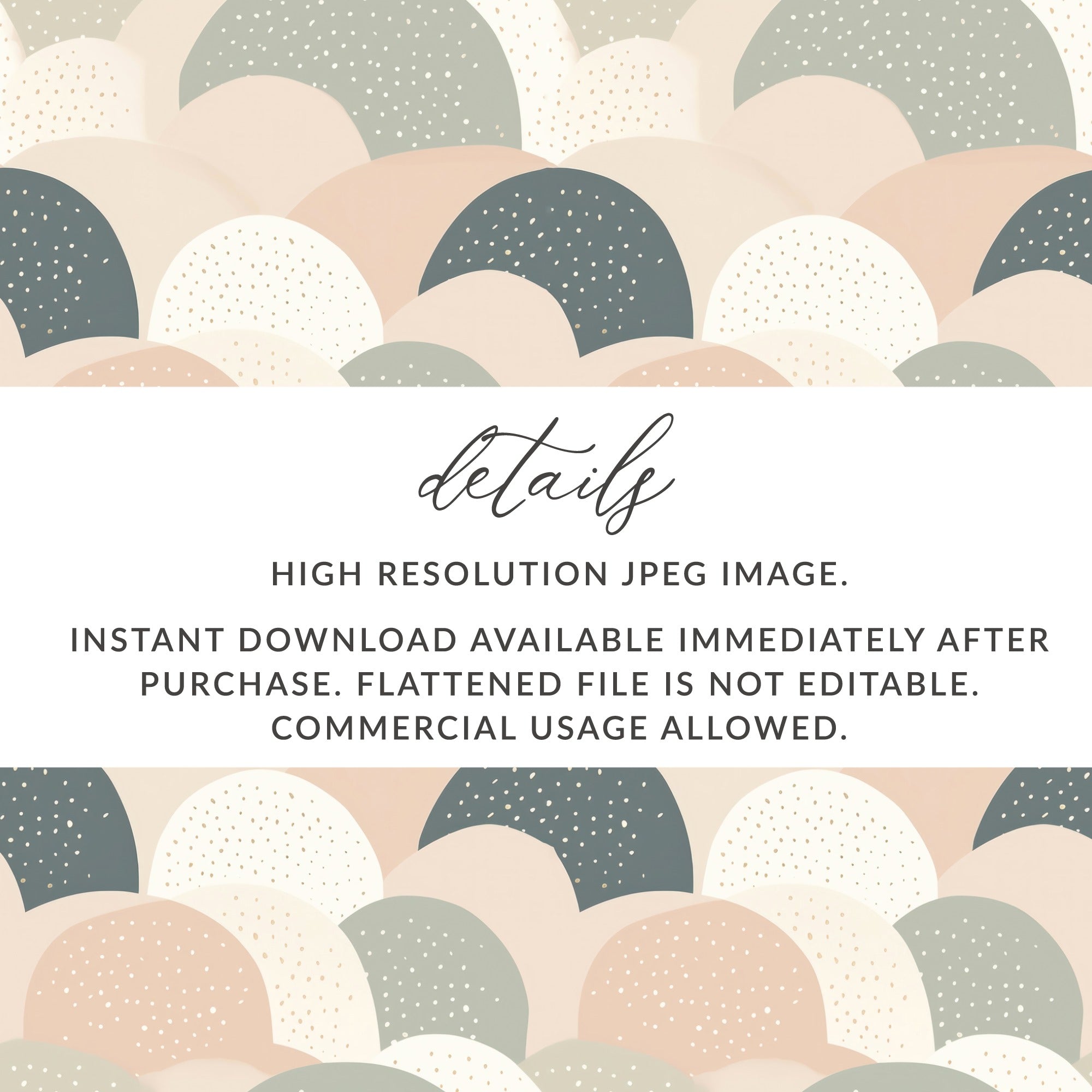 High Resolution JPEG Image Instant Download File