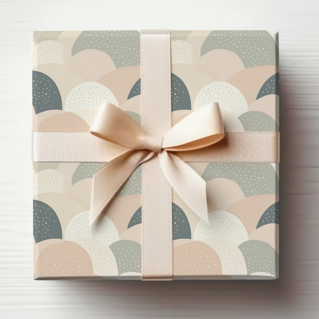 Elegant Pastel Pattern Gift Wrap with Bow product type