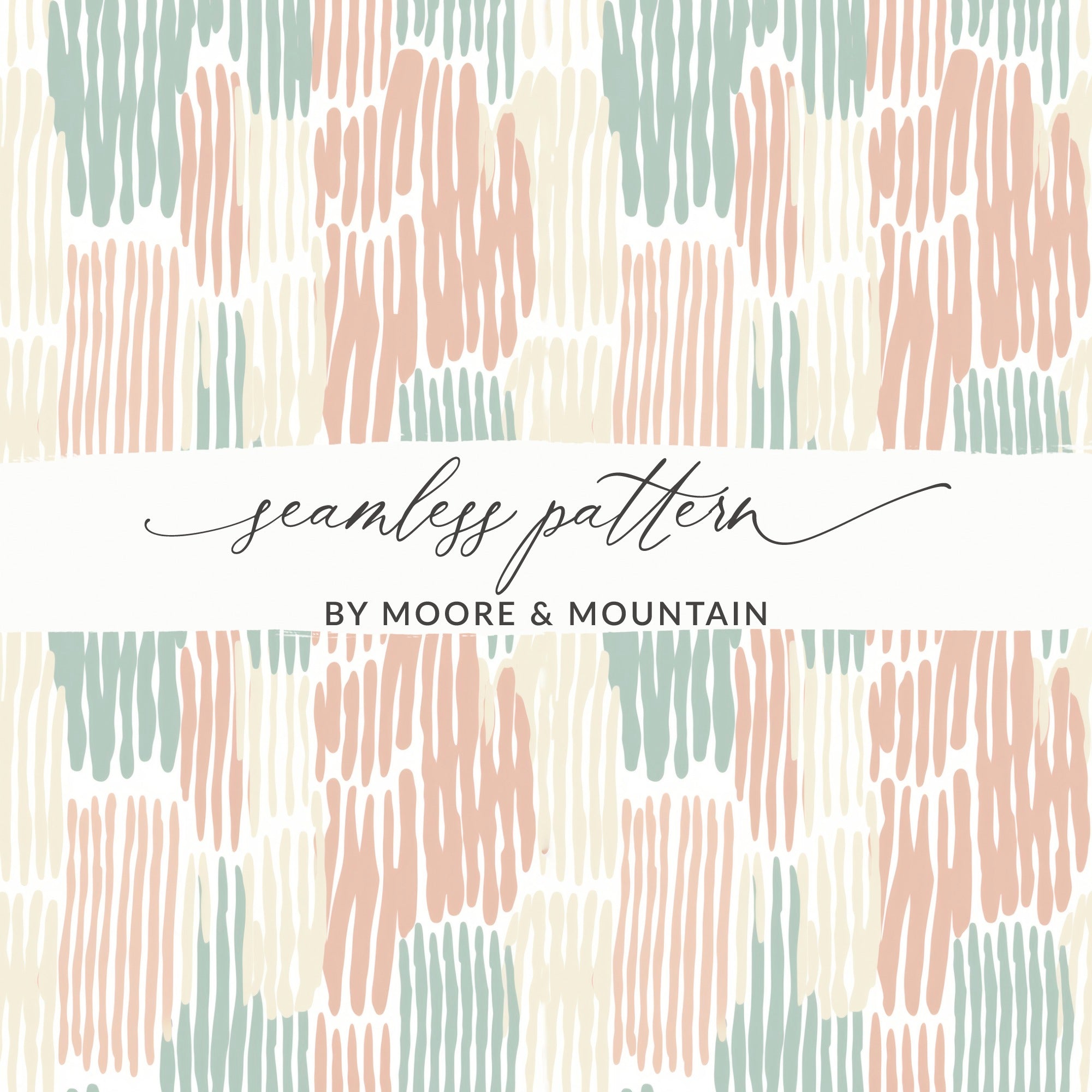 Colorful Seamless Pattern by Moore and Mountain Design
