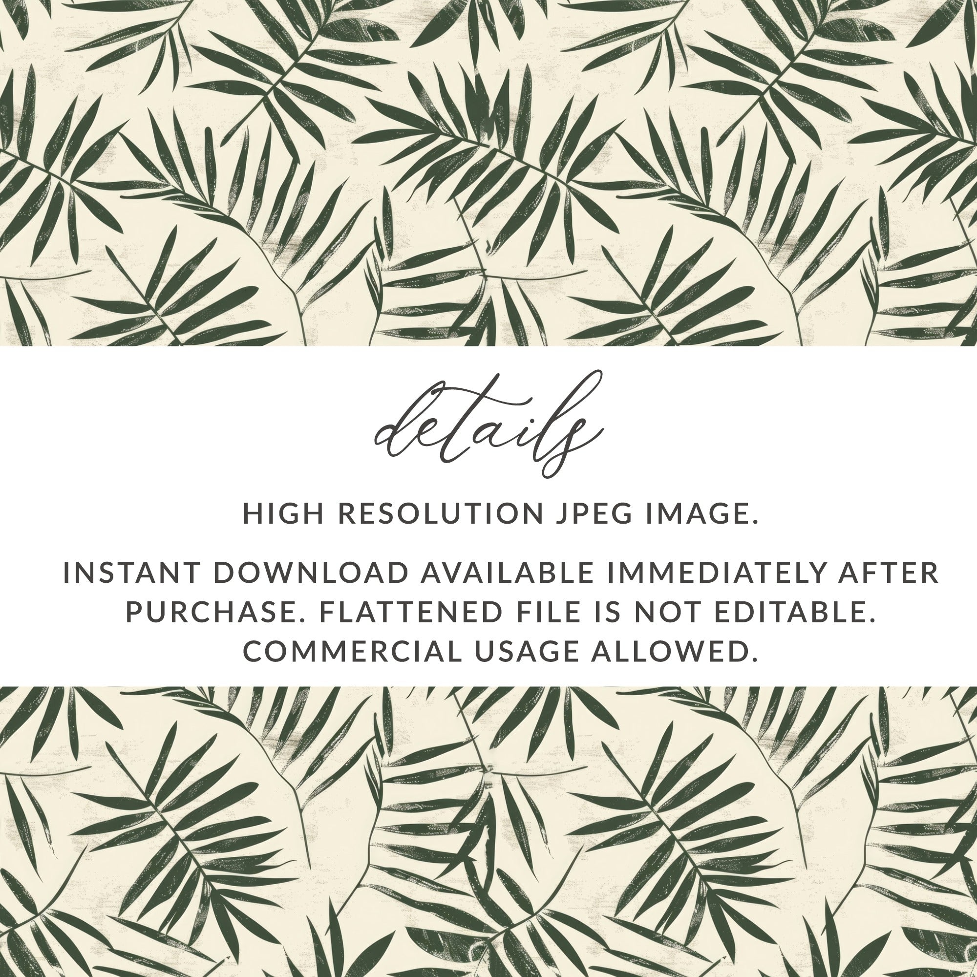 High Resolution Palm Leaves JPEG Image for Download