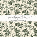 Green Leaf Seamless Pattern by Moore and Mountain Product