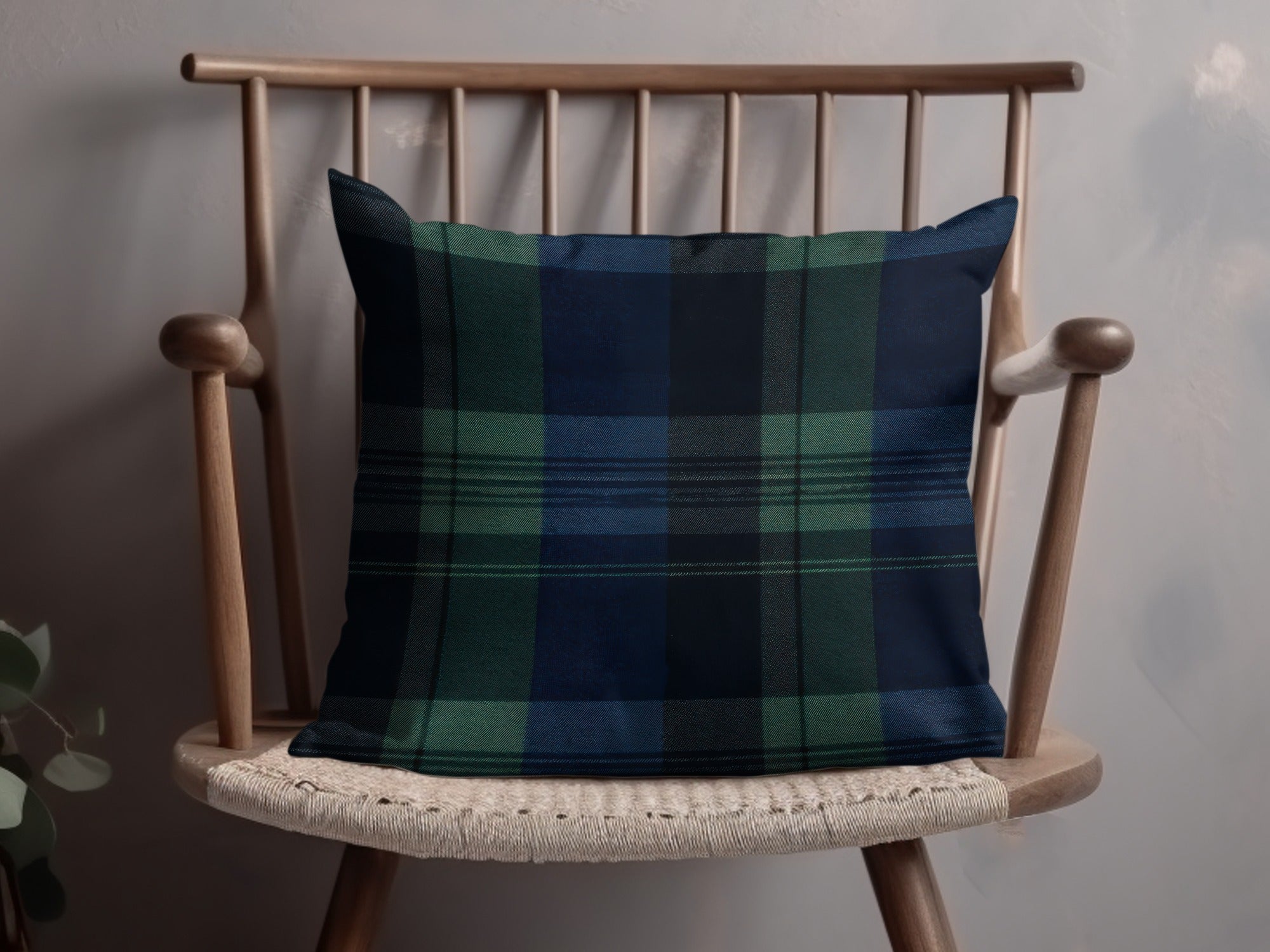 Seamless Navy Blue Tartan Digital - Moore and Mountain