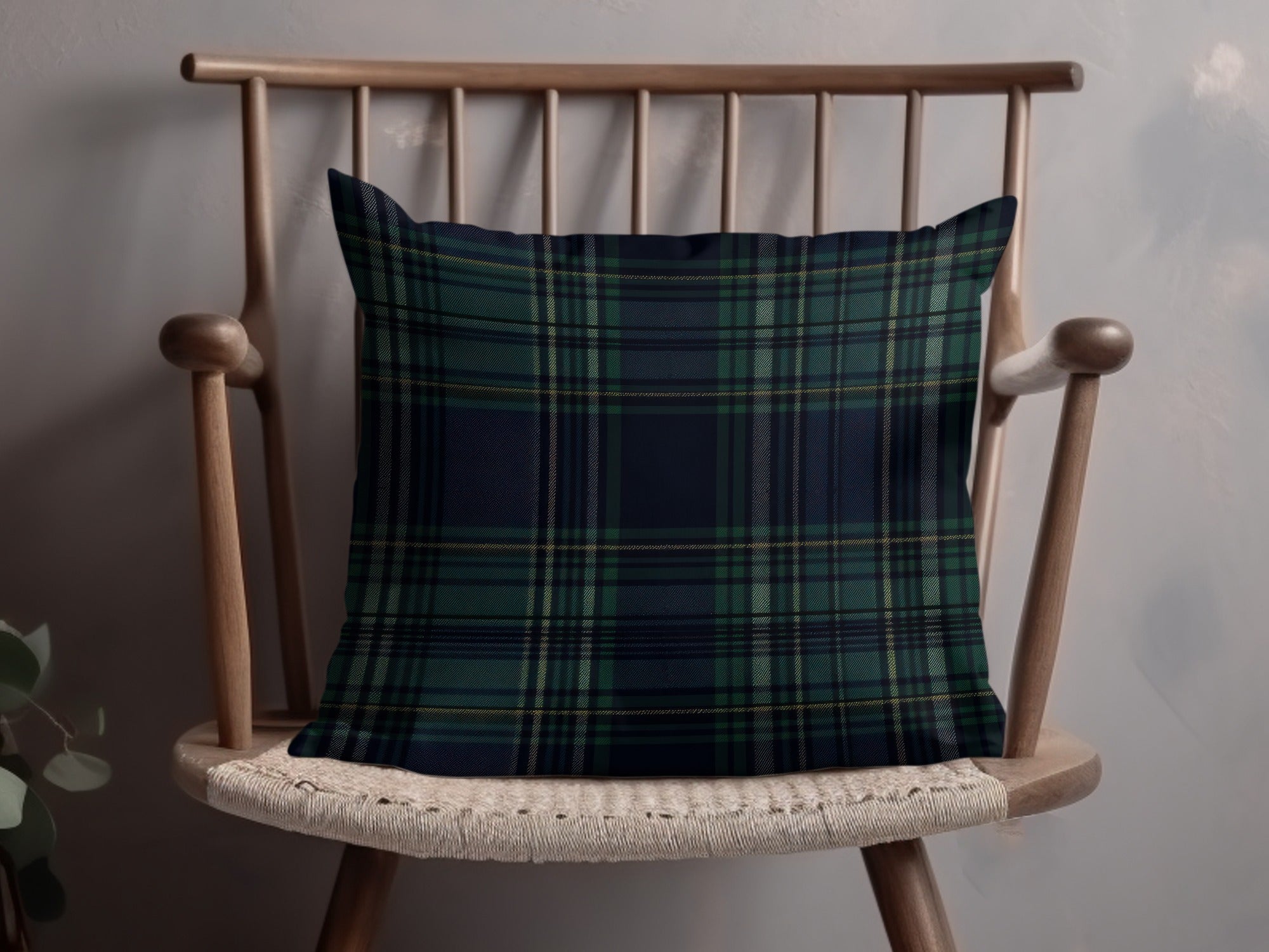 Seamless Navy Blue Tartan Pattern - Moore and Mountain