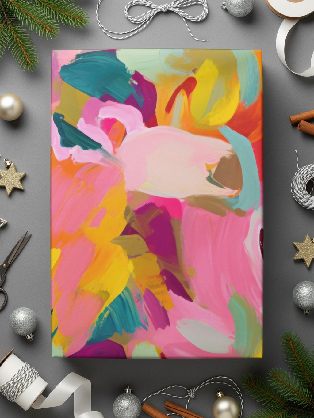 Colorful Abstract Art Painting for Home Decoration
