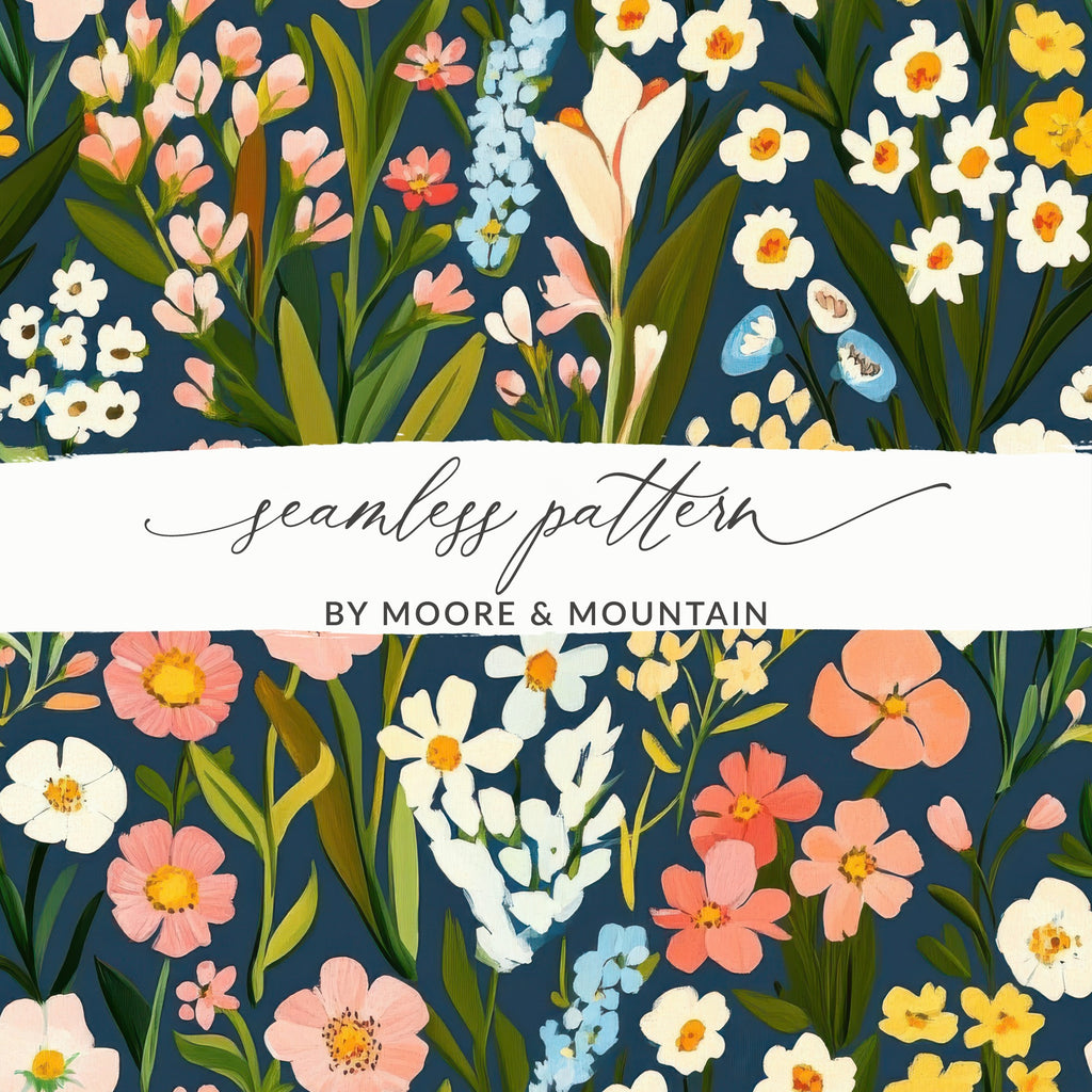 Seamless Floral Pattern by Moore Mountain product