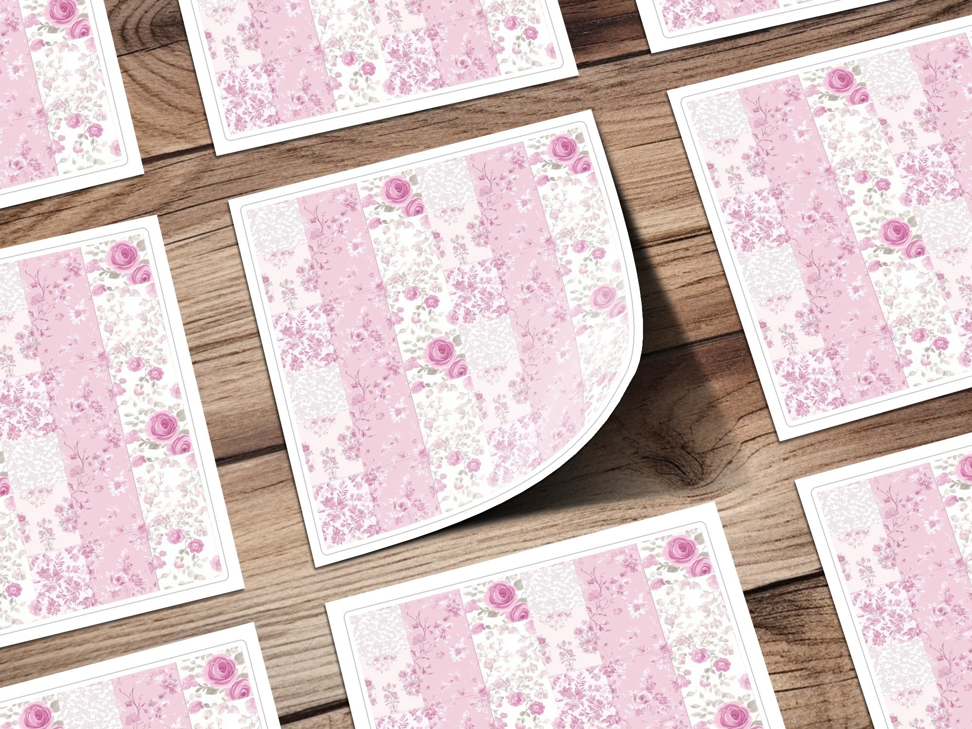 Beautiful Floral Pink Pattern Design Sheets Product