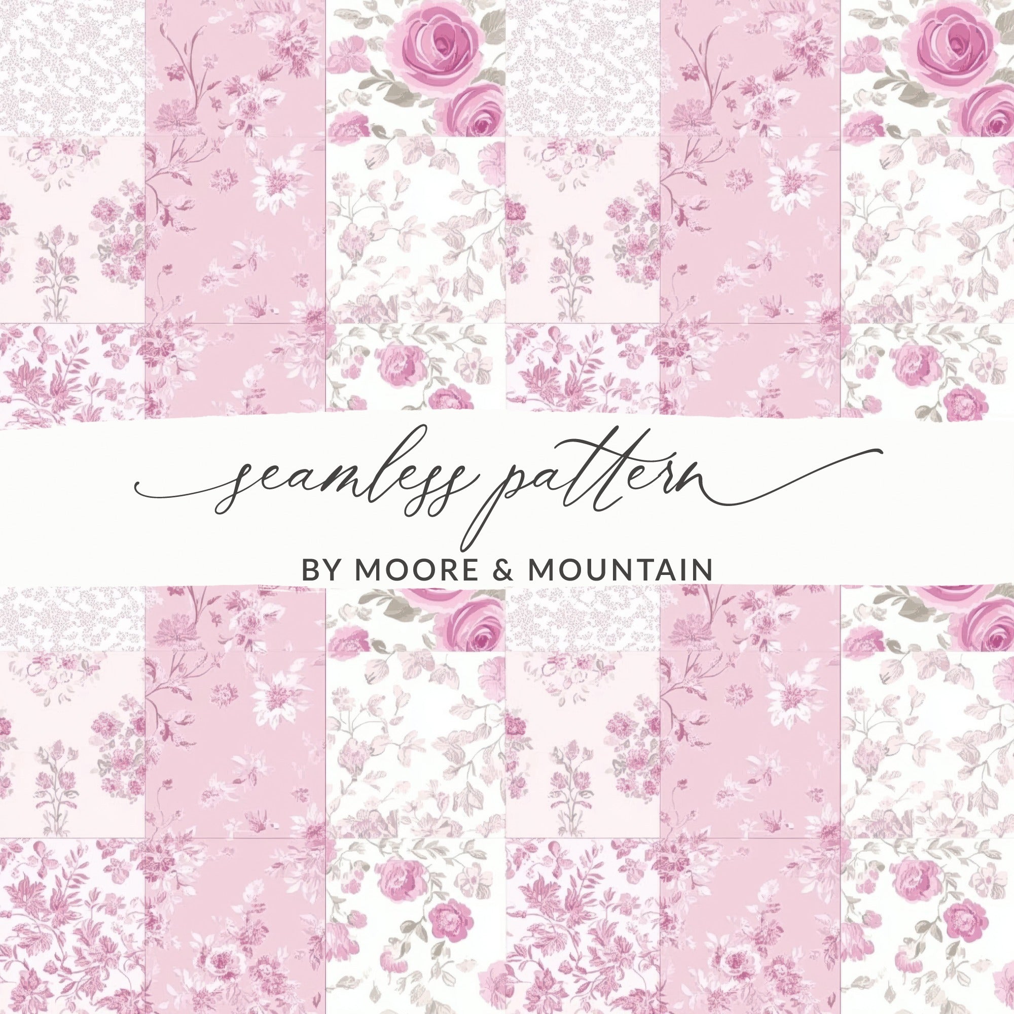 Seamless Pattern by Moore & Mountain floral design