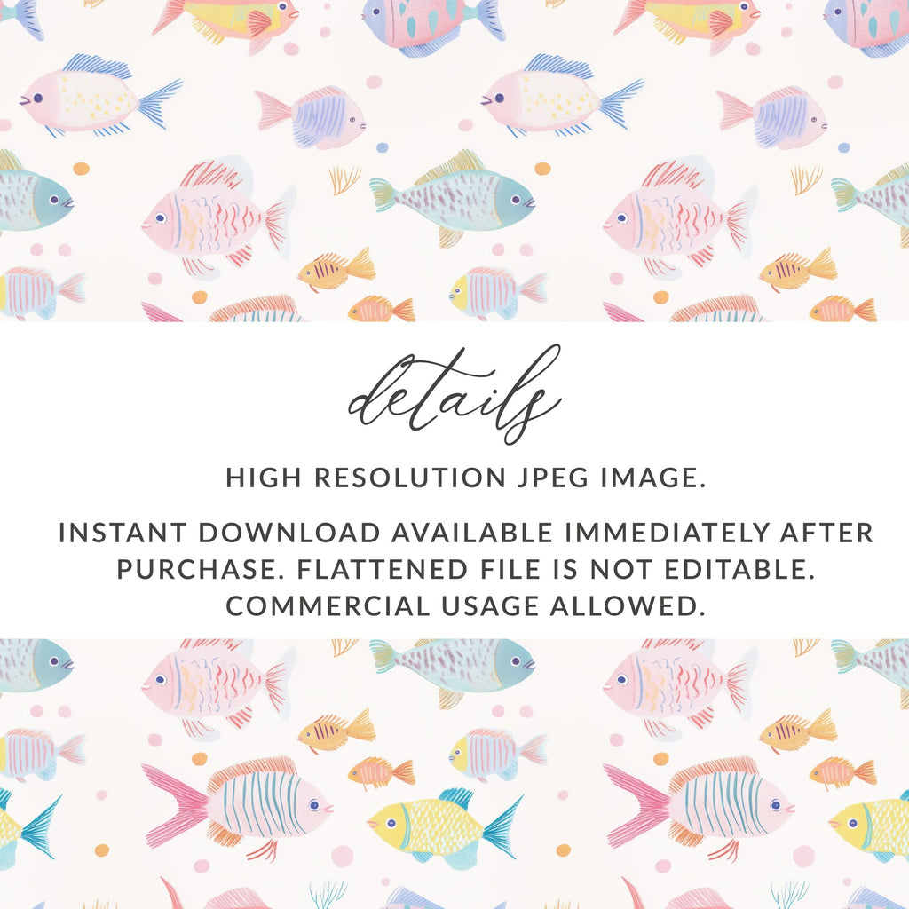 Colorful Fish Pattern High Resolution JPEG Image
