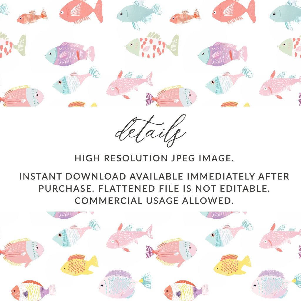 Colorful Fish Pattern High Resolution JPEG Image