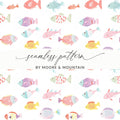 Colorful Fish Seamless Pattern by Moore & Mountain