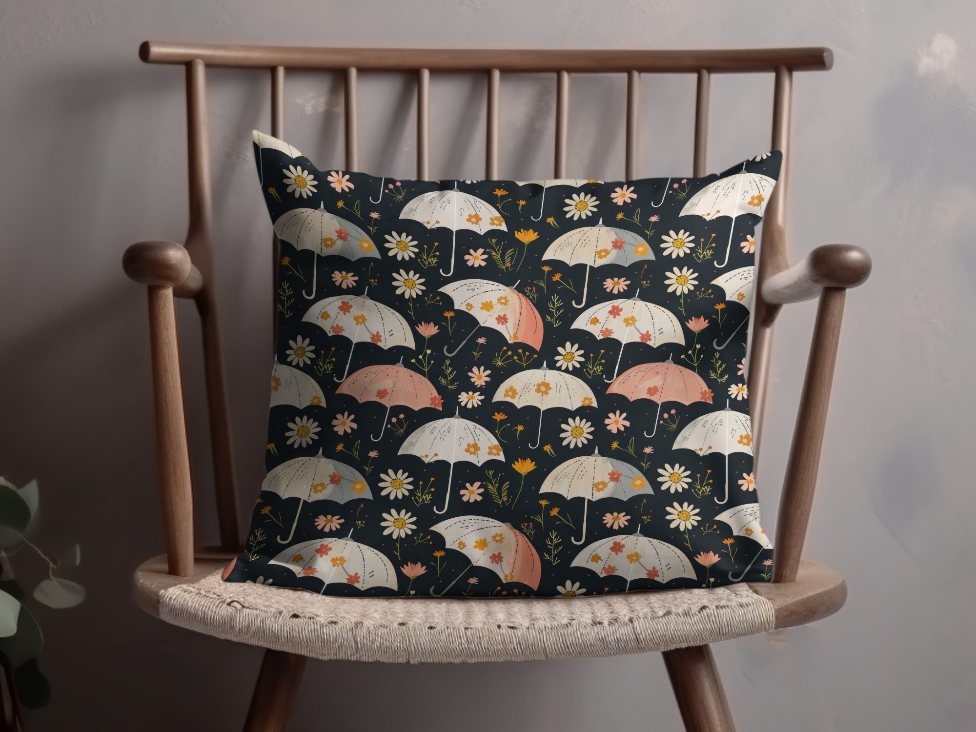 Seamless Spring Floral Umbrellas Seamless Pattern Lovely Design Digital - Moore and Mountain