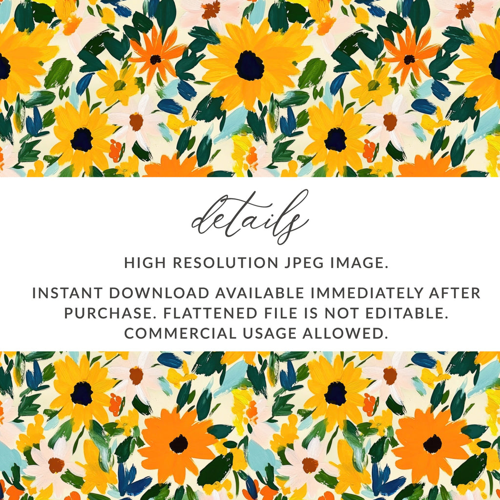 Vibrant Sunflower Floral High Resolution JPEG Image Download