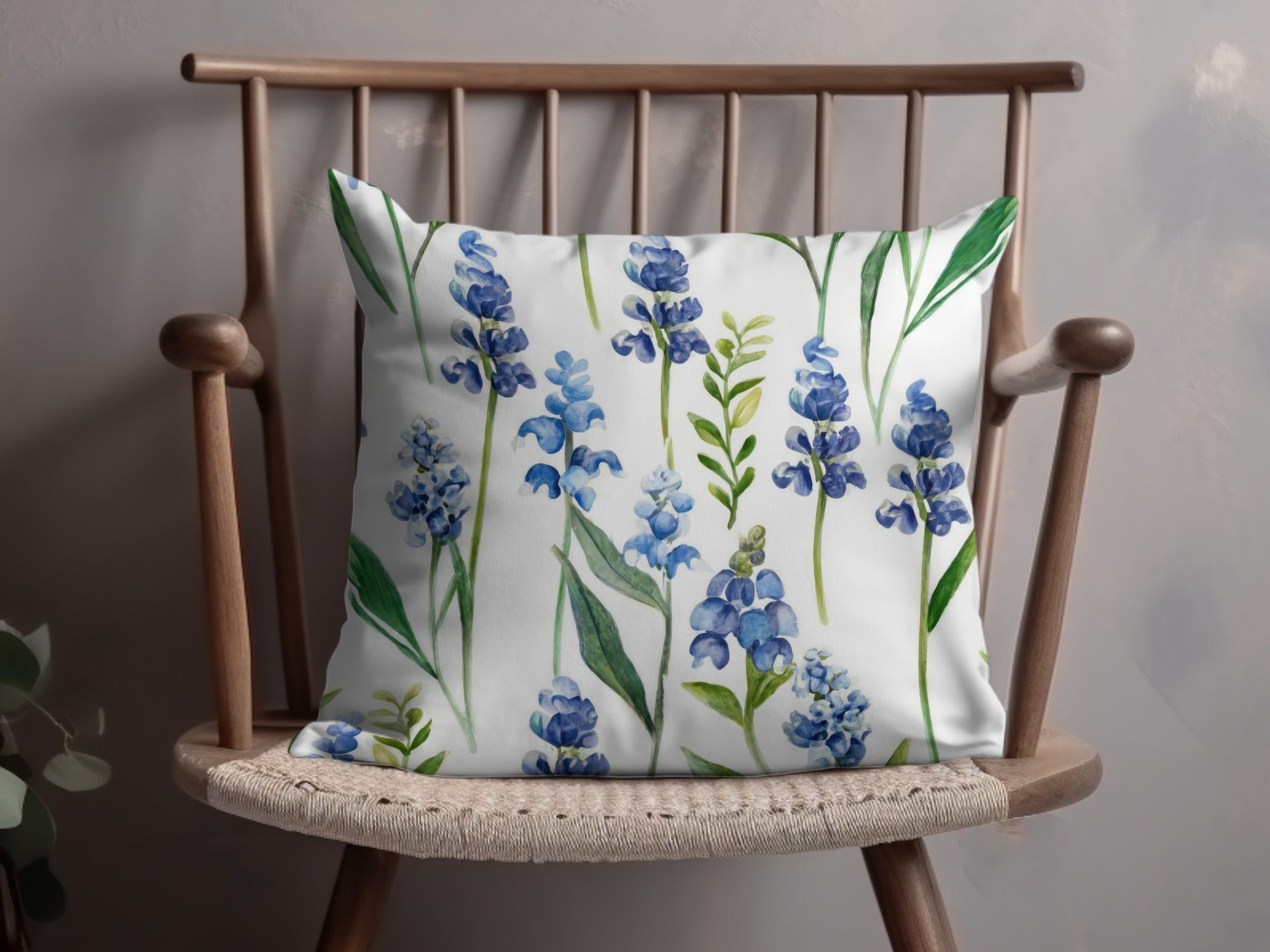 Seamless Texas Bluebonnets Pattern Spring Floral Wildflowers Background - Moore and Mountain