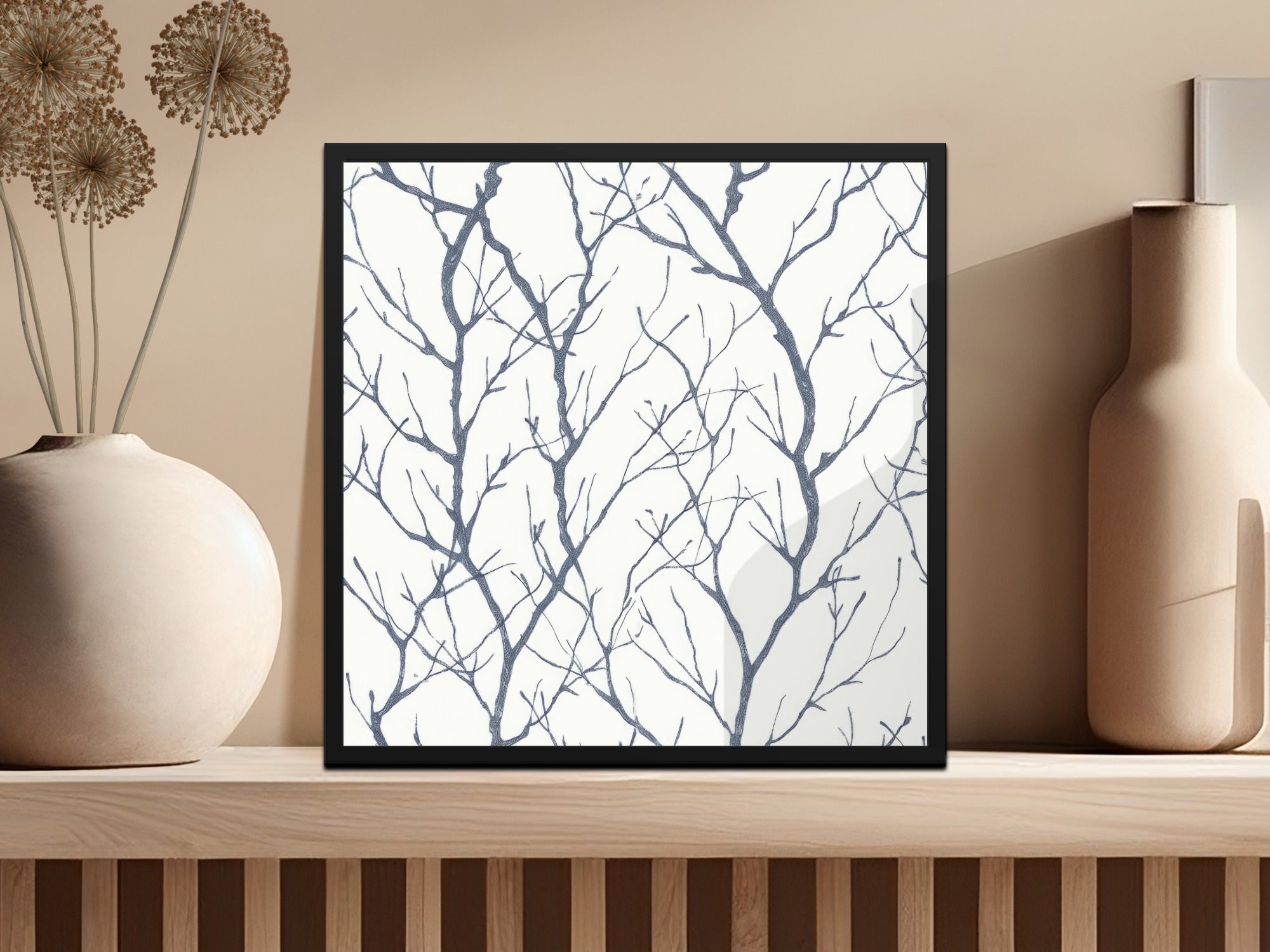 Seamless Tree Branch Pattern Digital Paper, Modern Background Digital Download, Printable Patterns for Crafts, Scrapbooking, Texture - Moore and Mountain