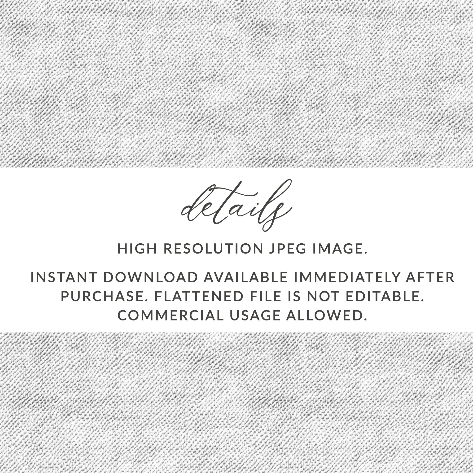 Seamless White Light Denim Texture JPEG Digital - Moore and Mountain