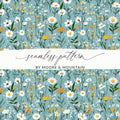 Floral Seamless Pattern by Moore & Mountain Floral Design
