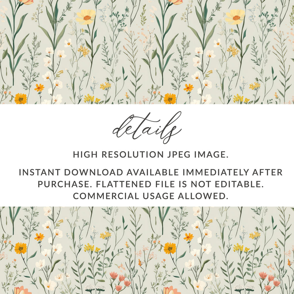 High Resolution Floral Pattern JPEG Image for Download