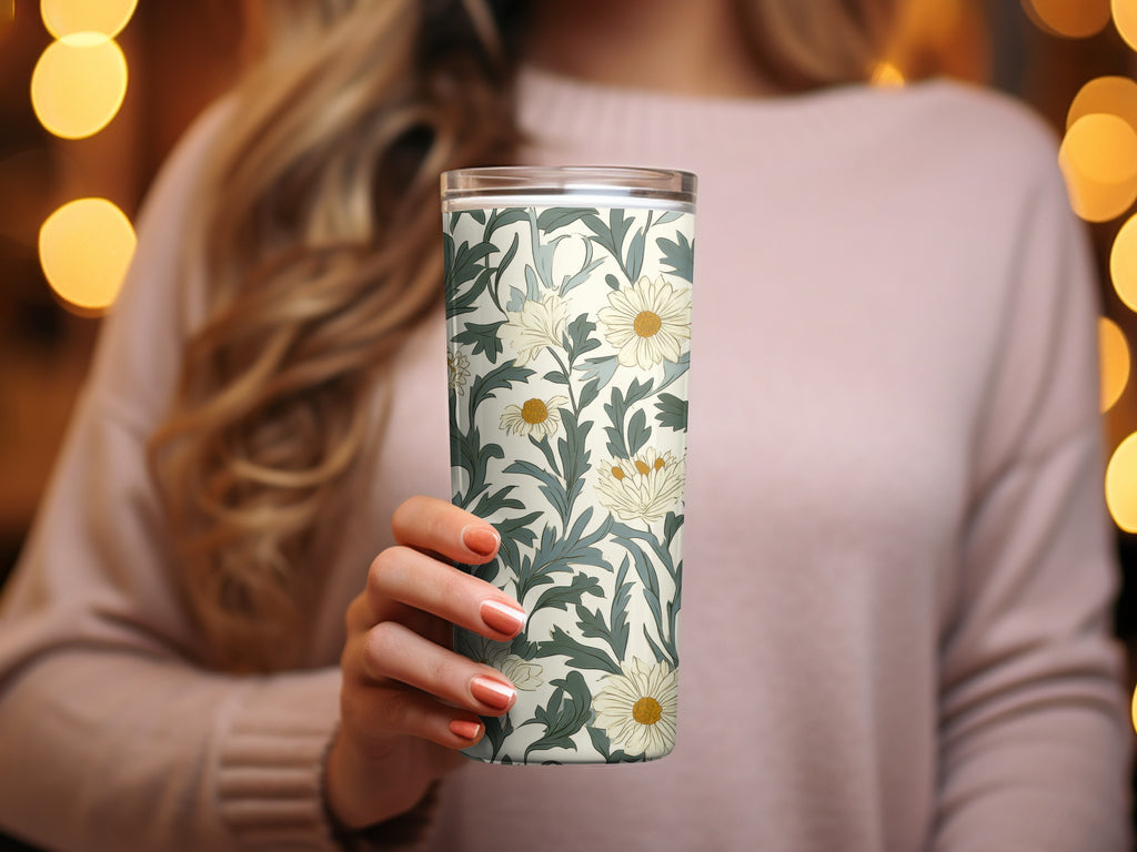 Seamless William Morris Pastel Floral Vines Background For Commercial Use - Moore and Mountain