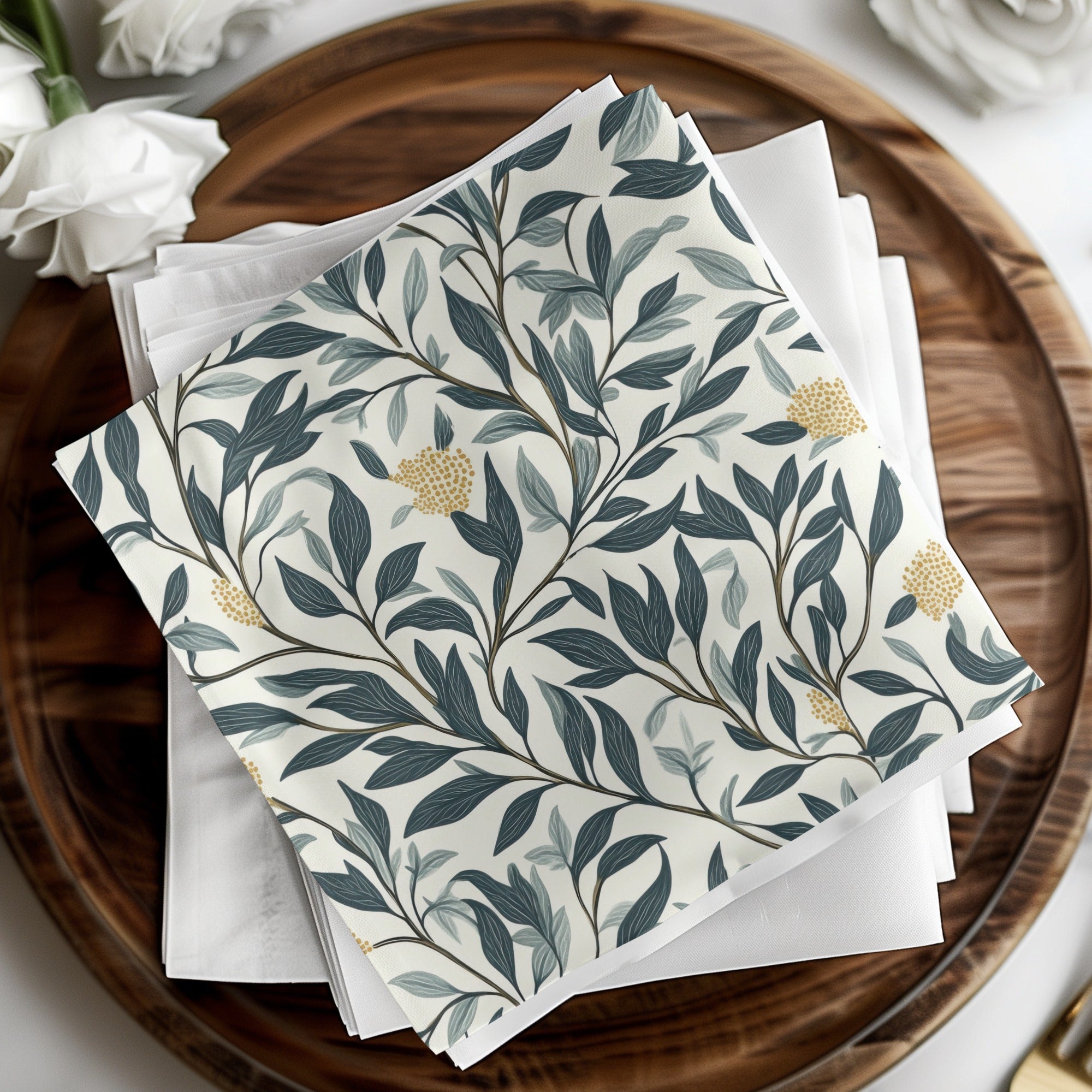 Seamless William Morris Vines Background For Commercial Use - Moore and Mountain