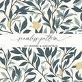 Seamless William Morris Vines Background For Commercial Use - Moore and Mountain