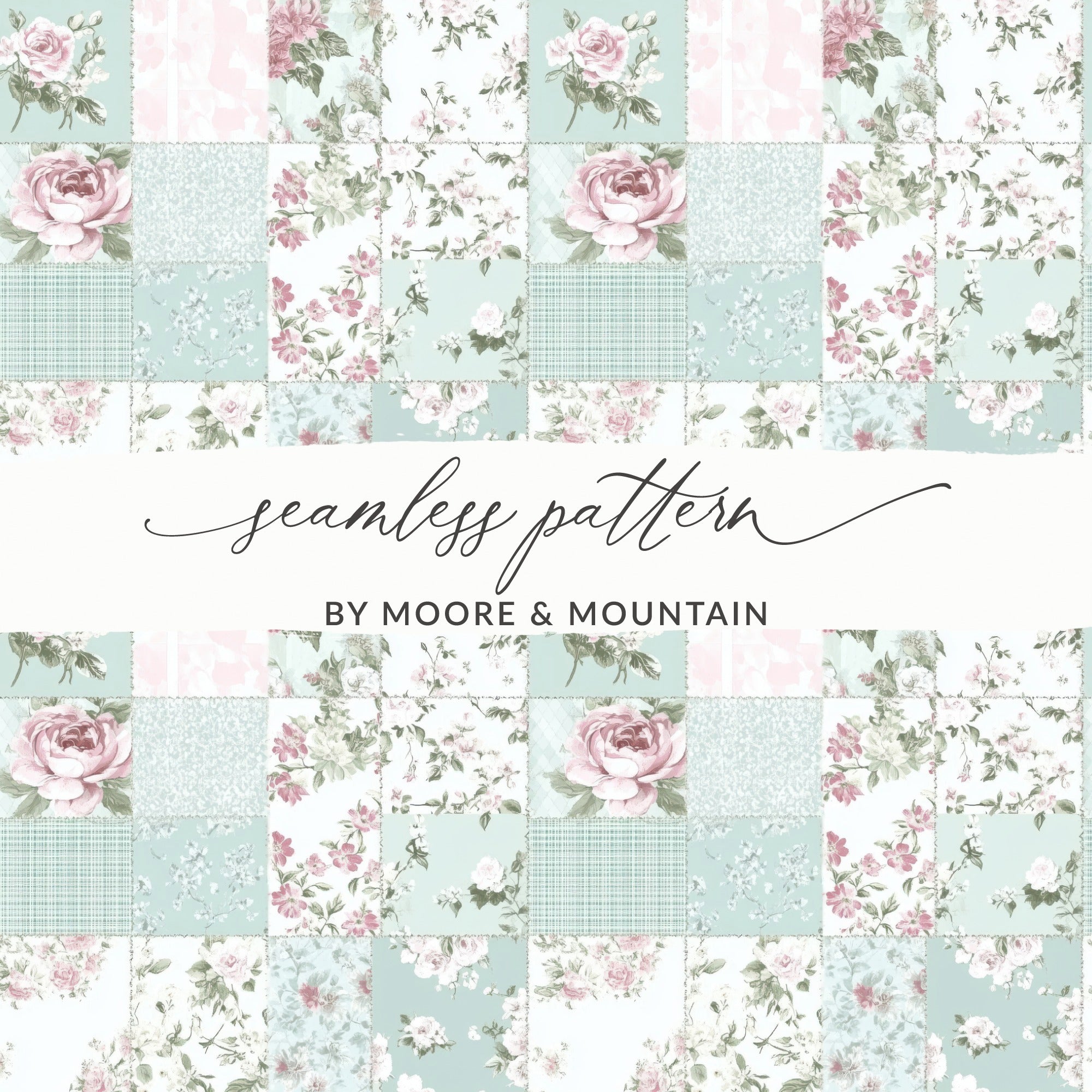 Seamless Pattern By Moore & Mountain Floral Design