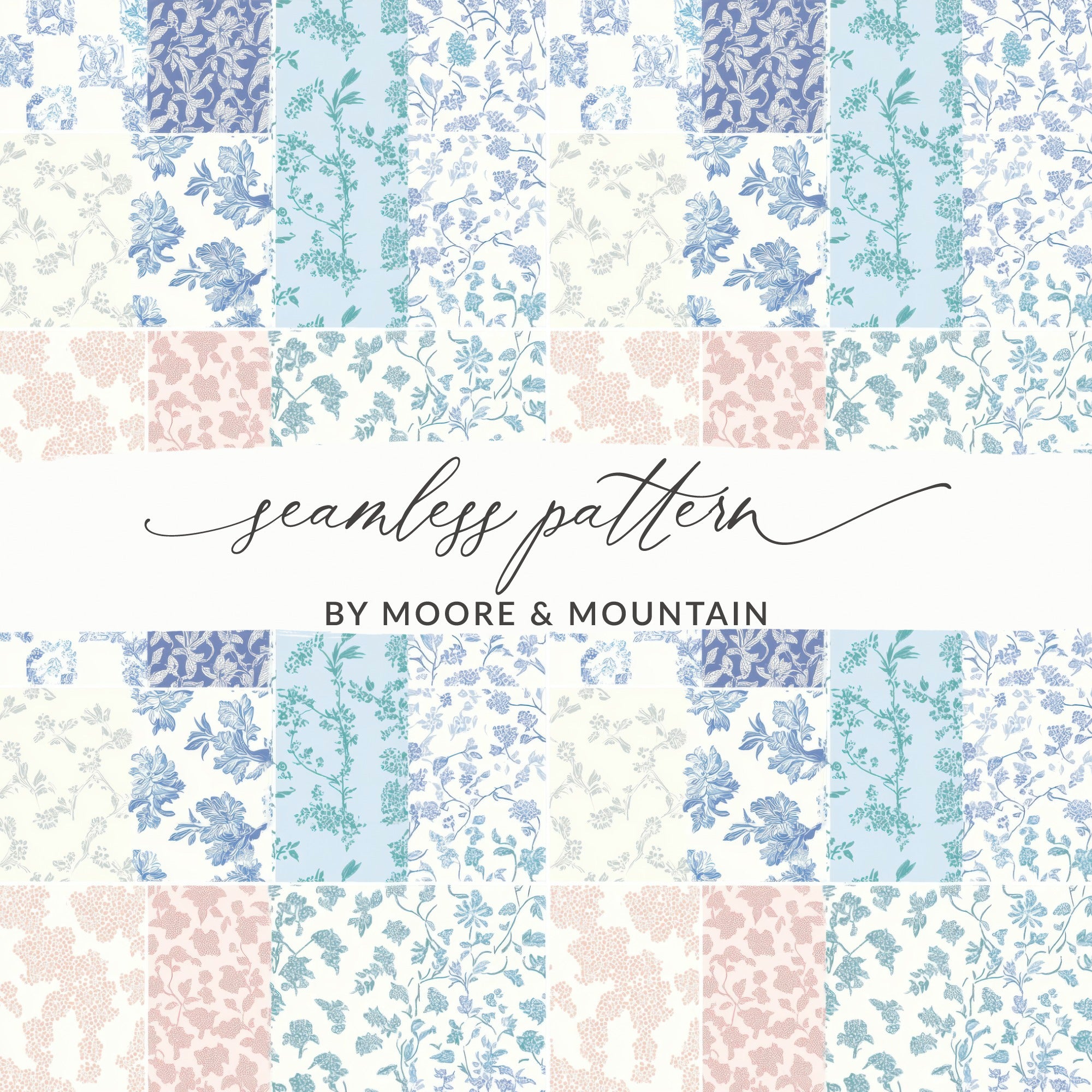Seamless Floral Pattern by Moore and Mountain design