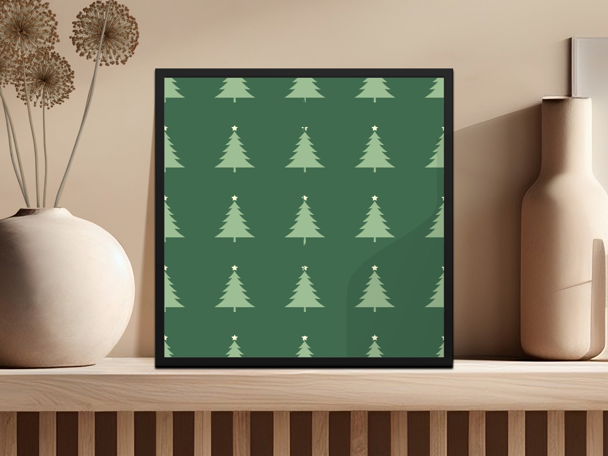 Christmas Tree Pattern T-Shirt, Digital Paper, Festive Design, Holiday Shirt, Seamless Pattern, Repeating Design, Christmas Gift, Festive - Moore and Mountain