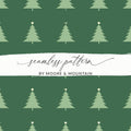 Christmas Tree Pattern T-Shirt, Digital Paper, Festive Design, Holiday Shirt, Seamless Pattern, Repeating Design, Christmas Gift, Festive - Moore and Mountain