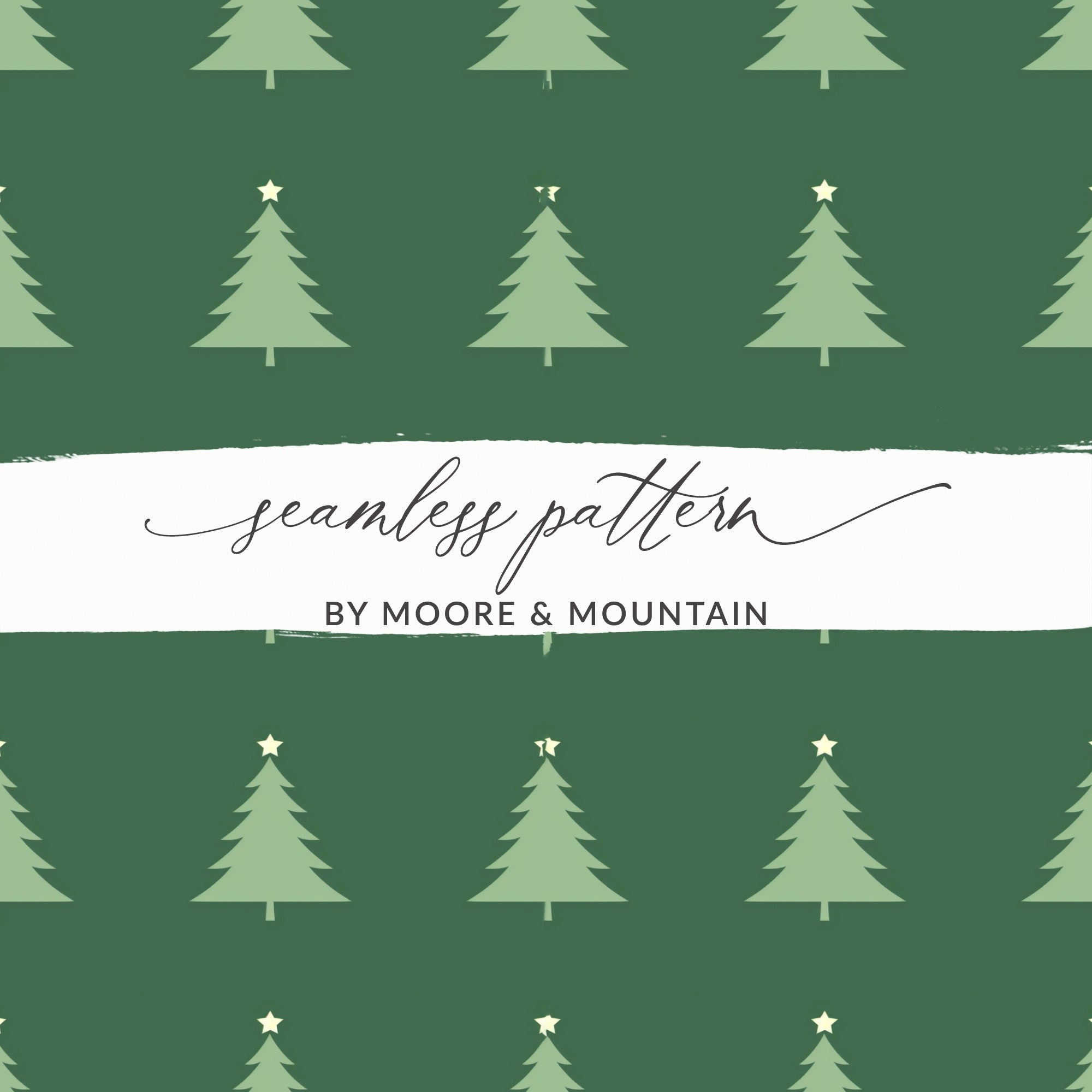 Christmas Tree Pattern T-Shirt, Digital Paper, Festive Design, Holiday Shirt, Seamless Pattern, Repeating Design, Christmas Gift, Festive - Moore and Mountain