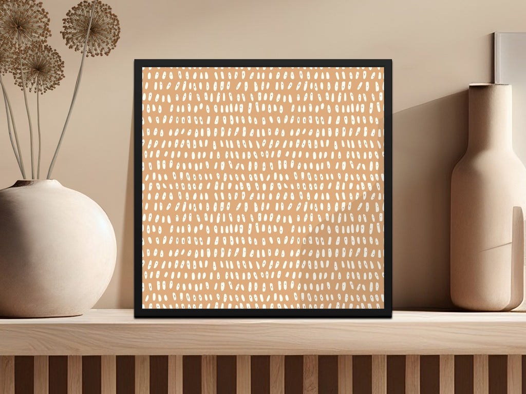 Abstract Dot Pattern Wall Art Framed Poster Product